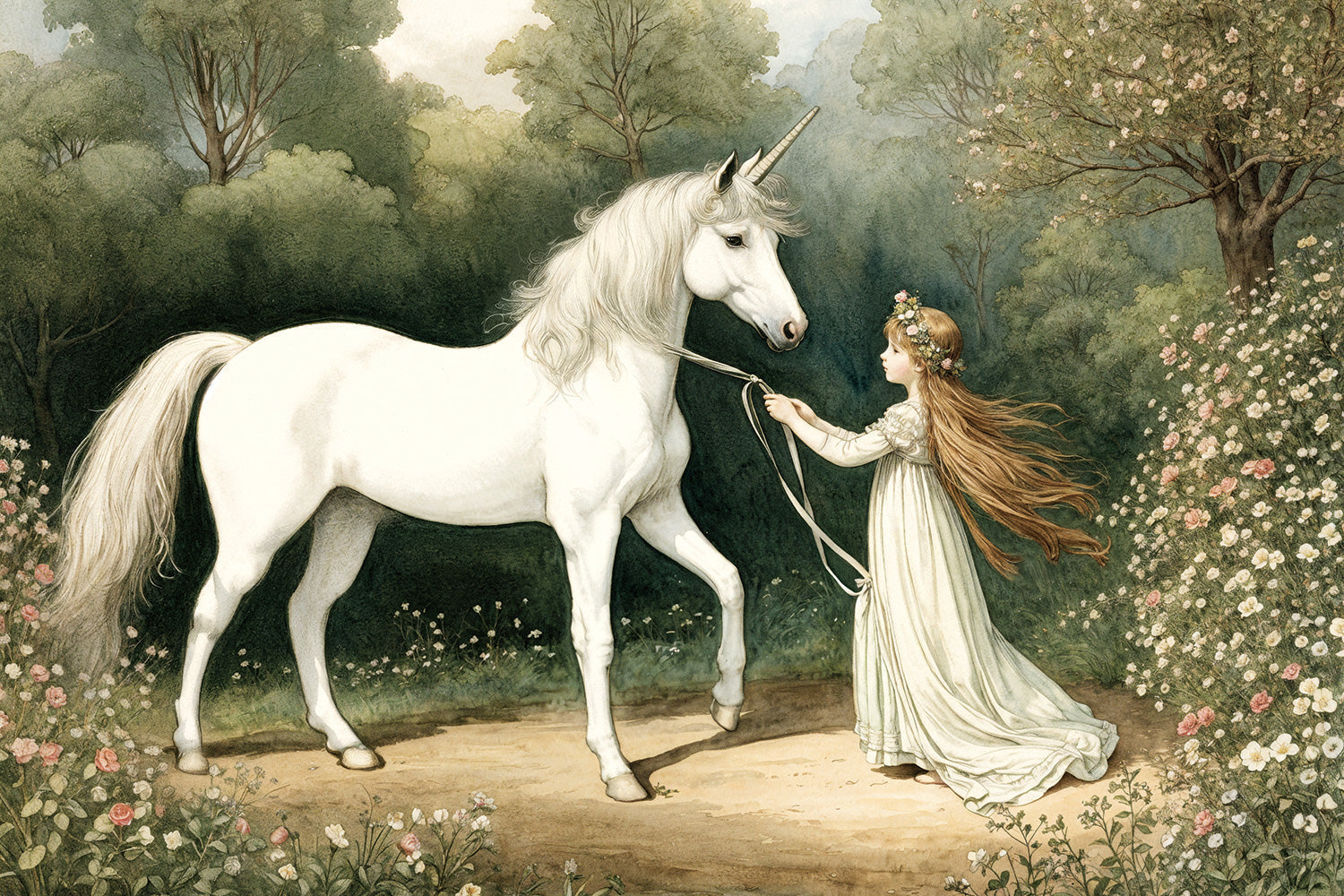 Unicorn Fairy Tale art print