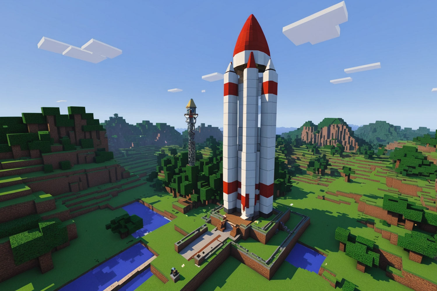 マインクラフト宇宙ロケット