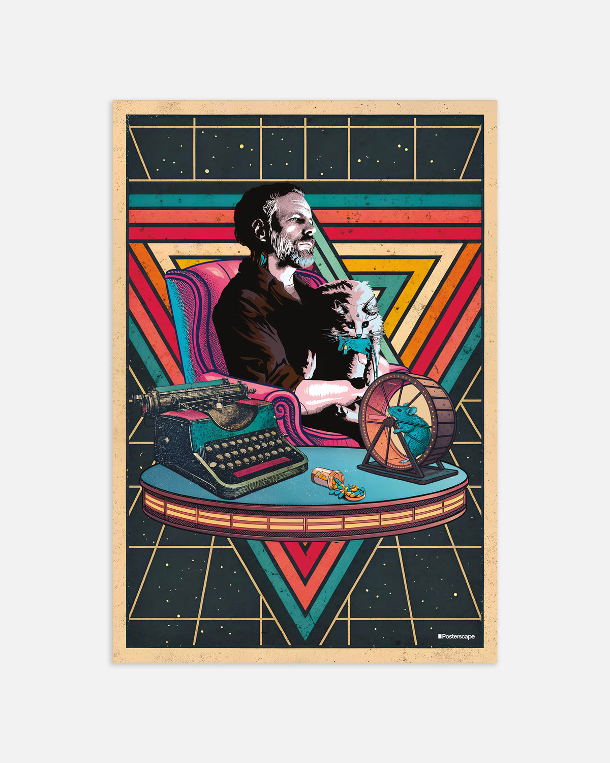 フィリップ・K・ディック ポスター - レトロSF | Posterscape.jp