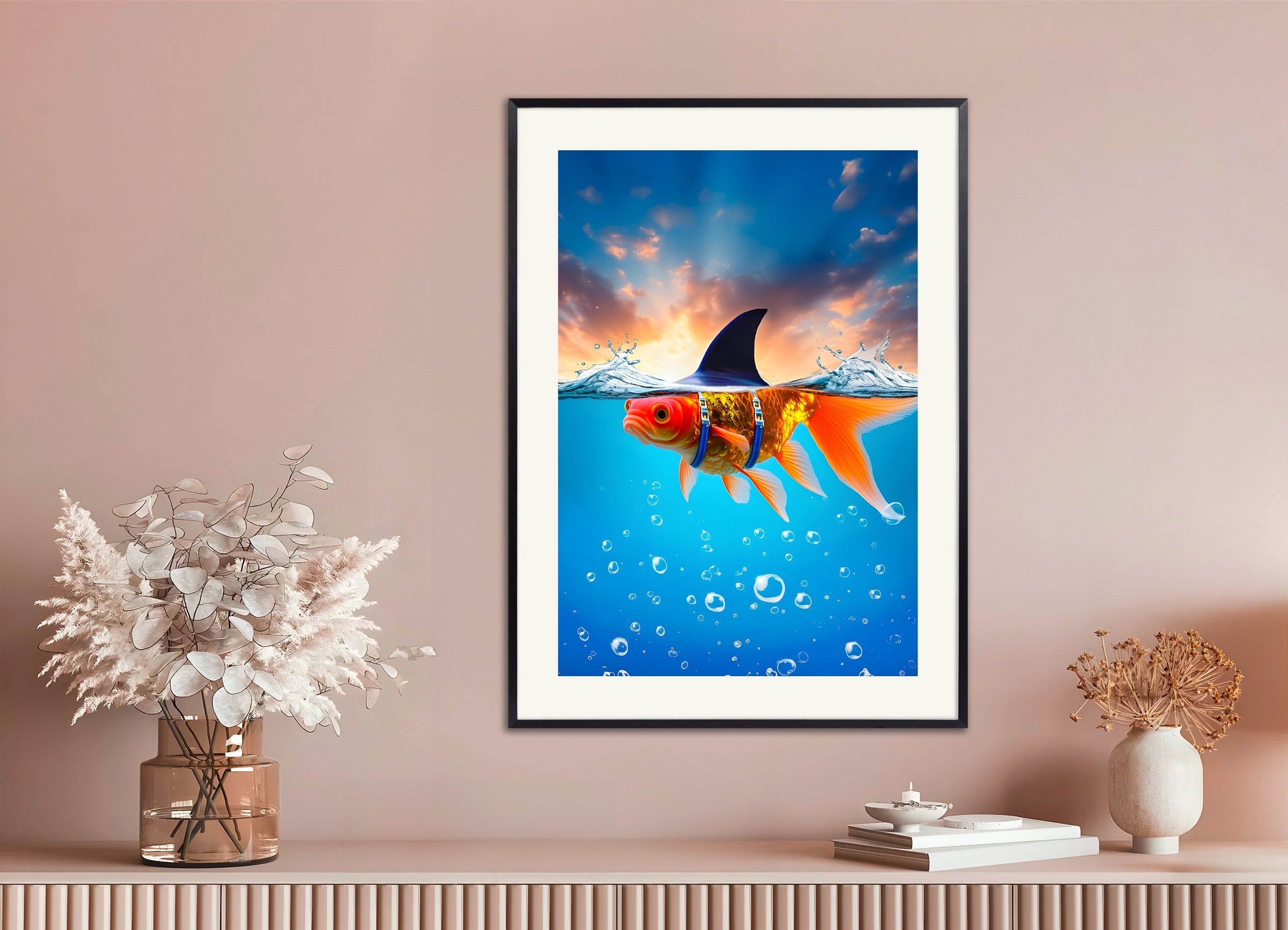 金属フレーム付きポスター:マインドセットがすべてです