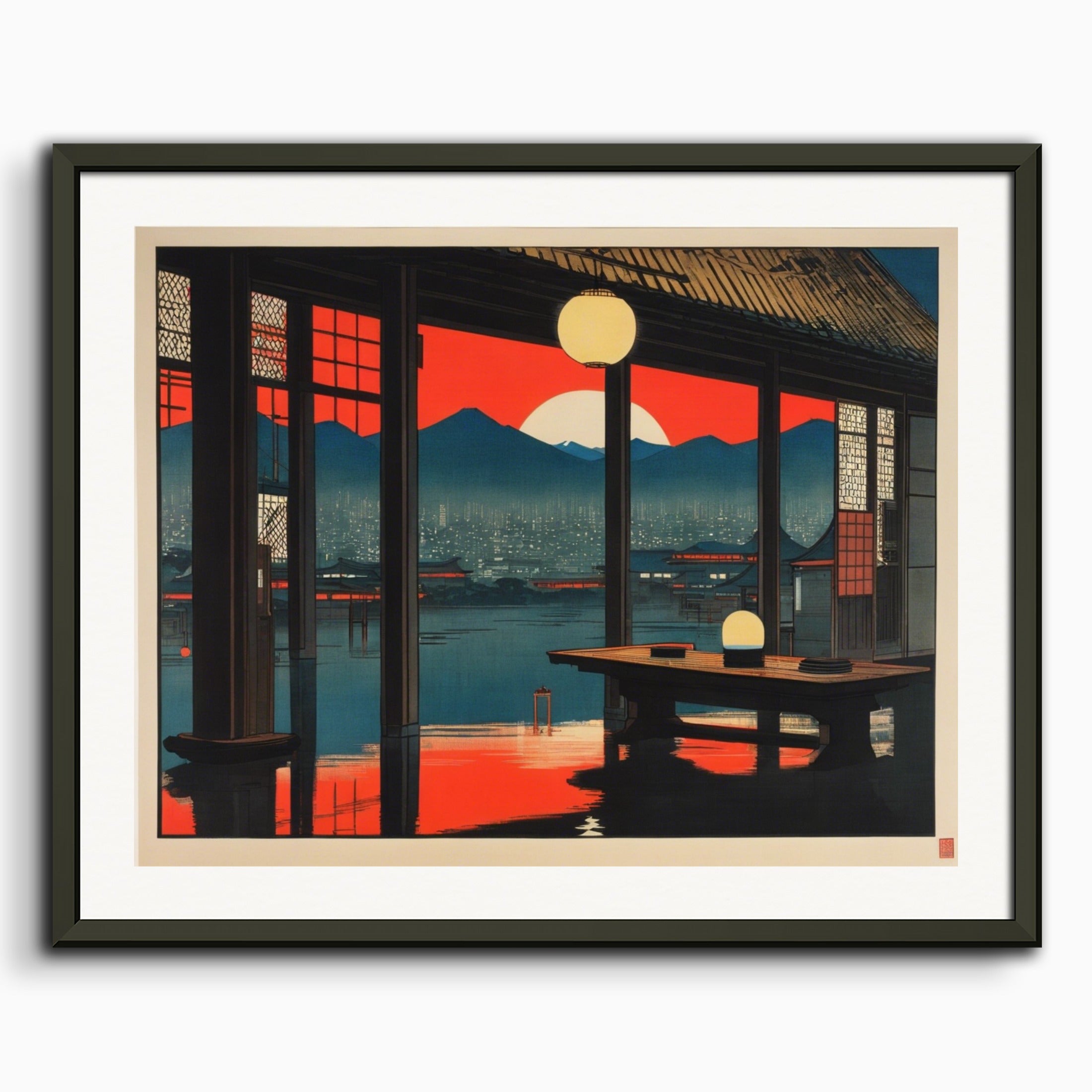 ポスター:広重、