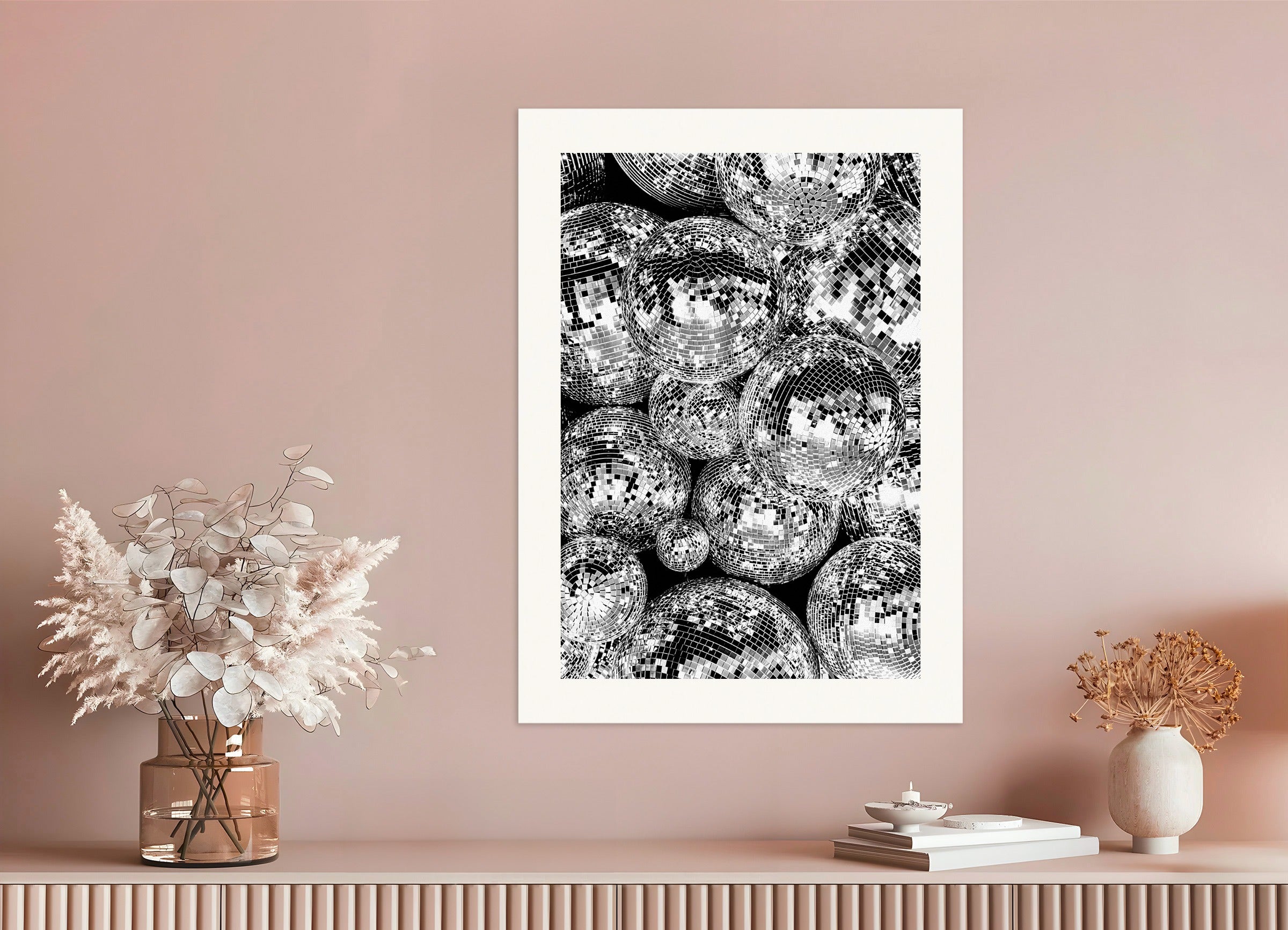 ポスター:ディスコボール、なし