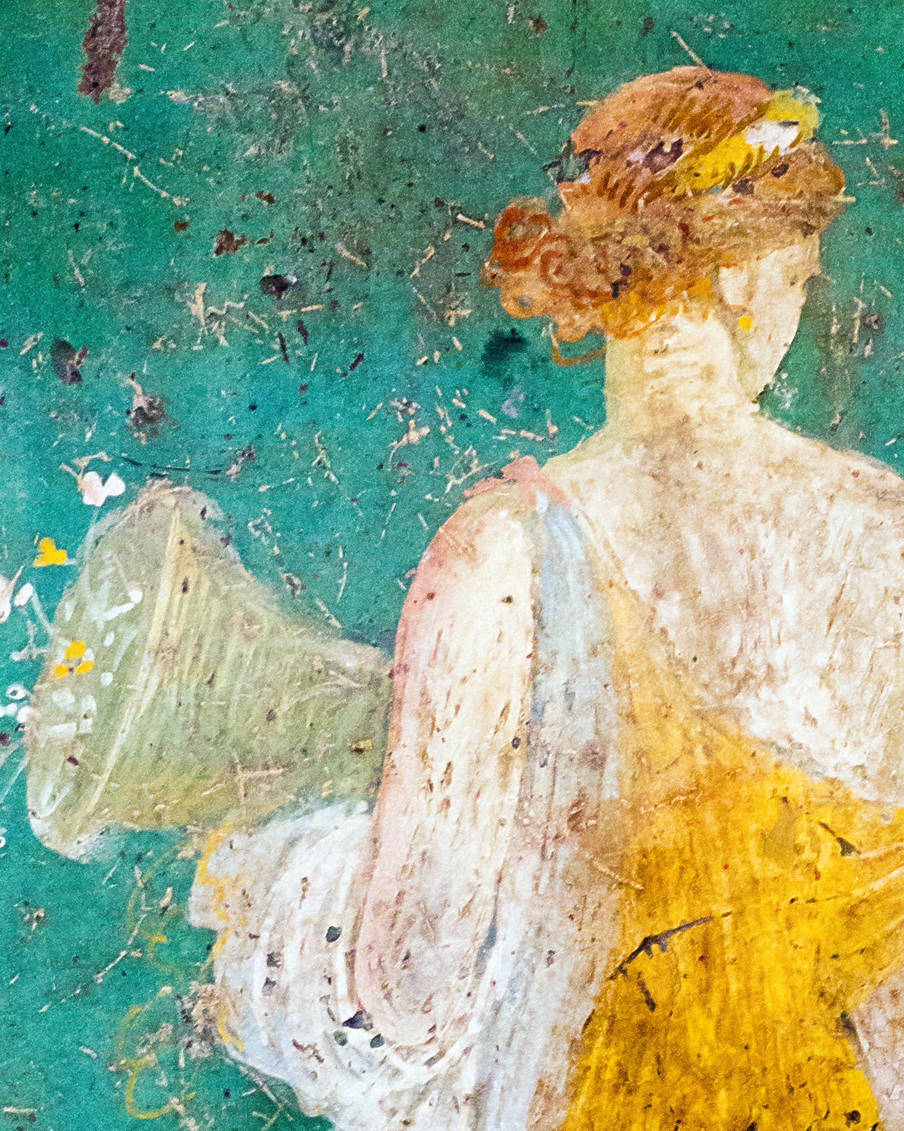 フローラの壁画フレスコ – スタビエ - 古代ローマの絵画ポスター
