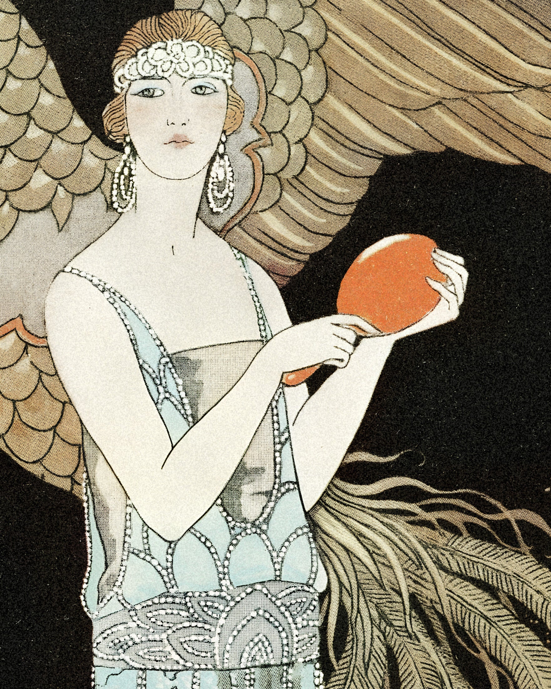 ジョルジュ・バルビエによる「ソルティレージュ」(1922年)- アールデコプリント
