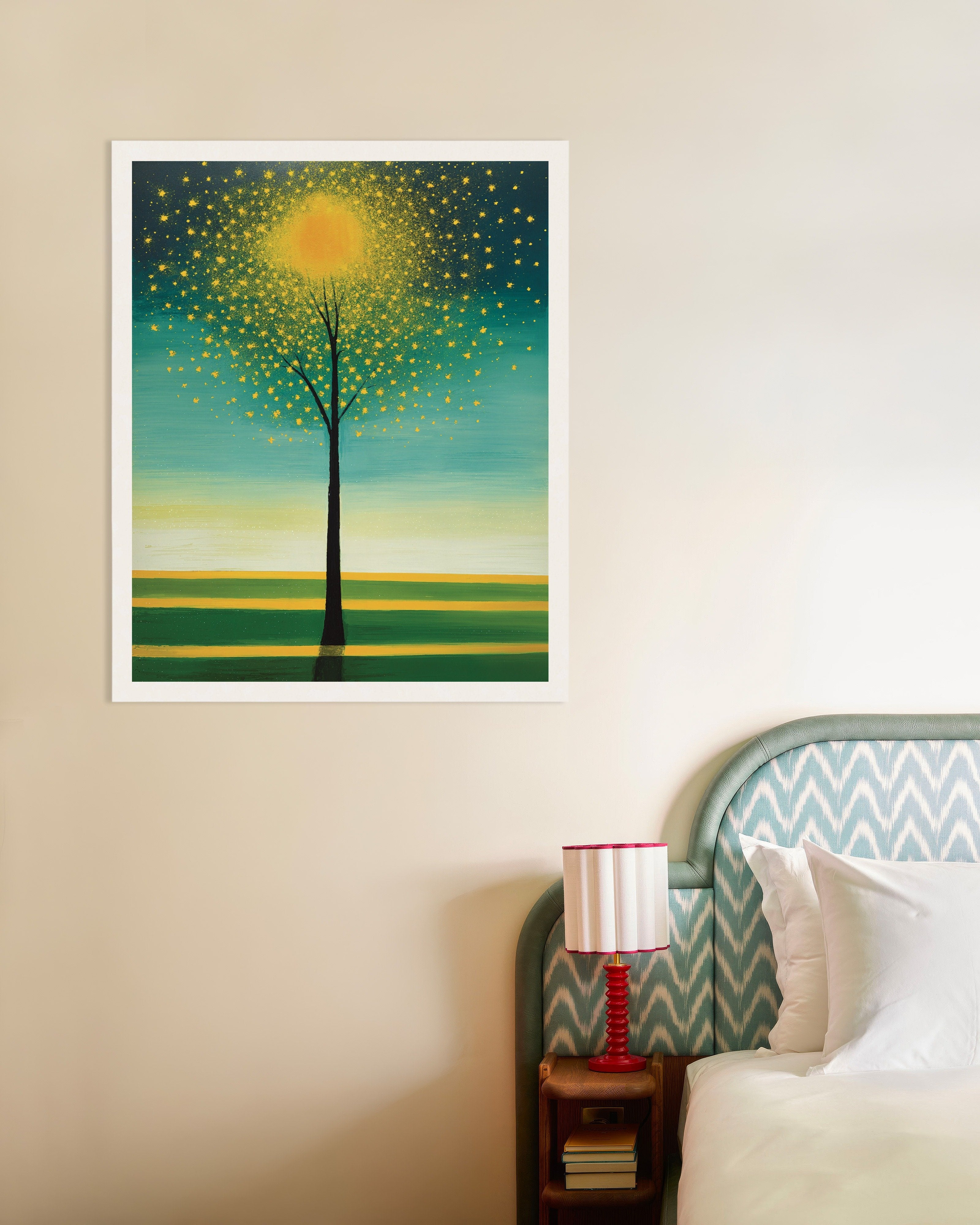 Poster of Abstract expressionism, magical tree - Poster
