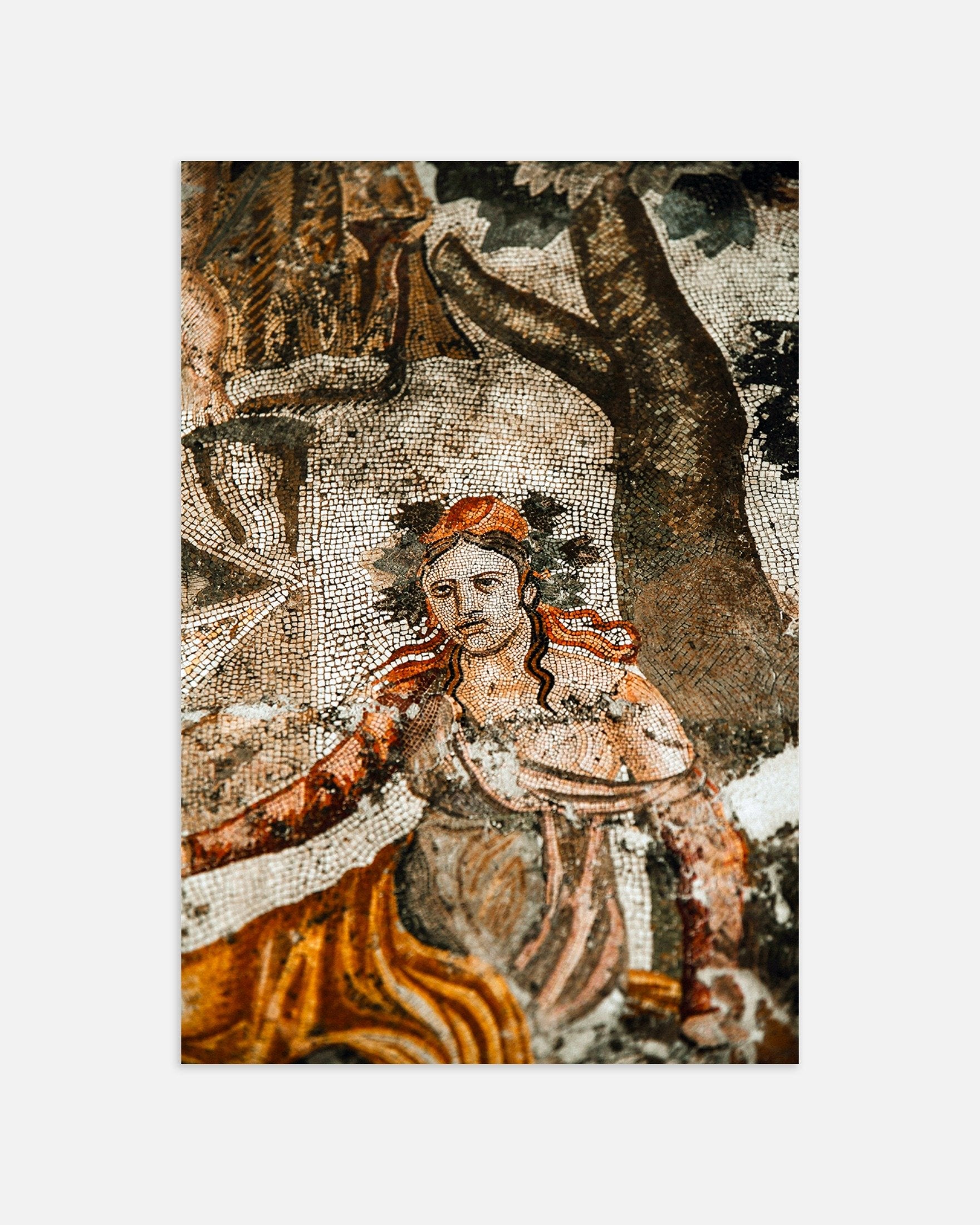 古代ポンペイのモザイク肖像ポスター - ローマのテッセレーテッドアートプリント、サムネイル