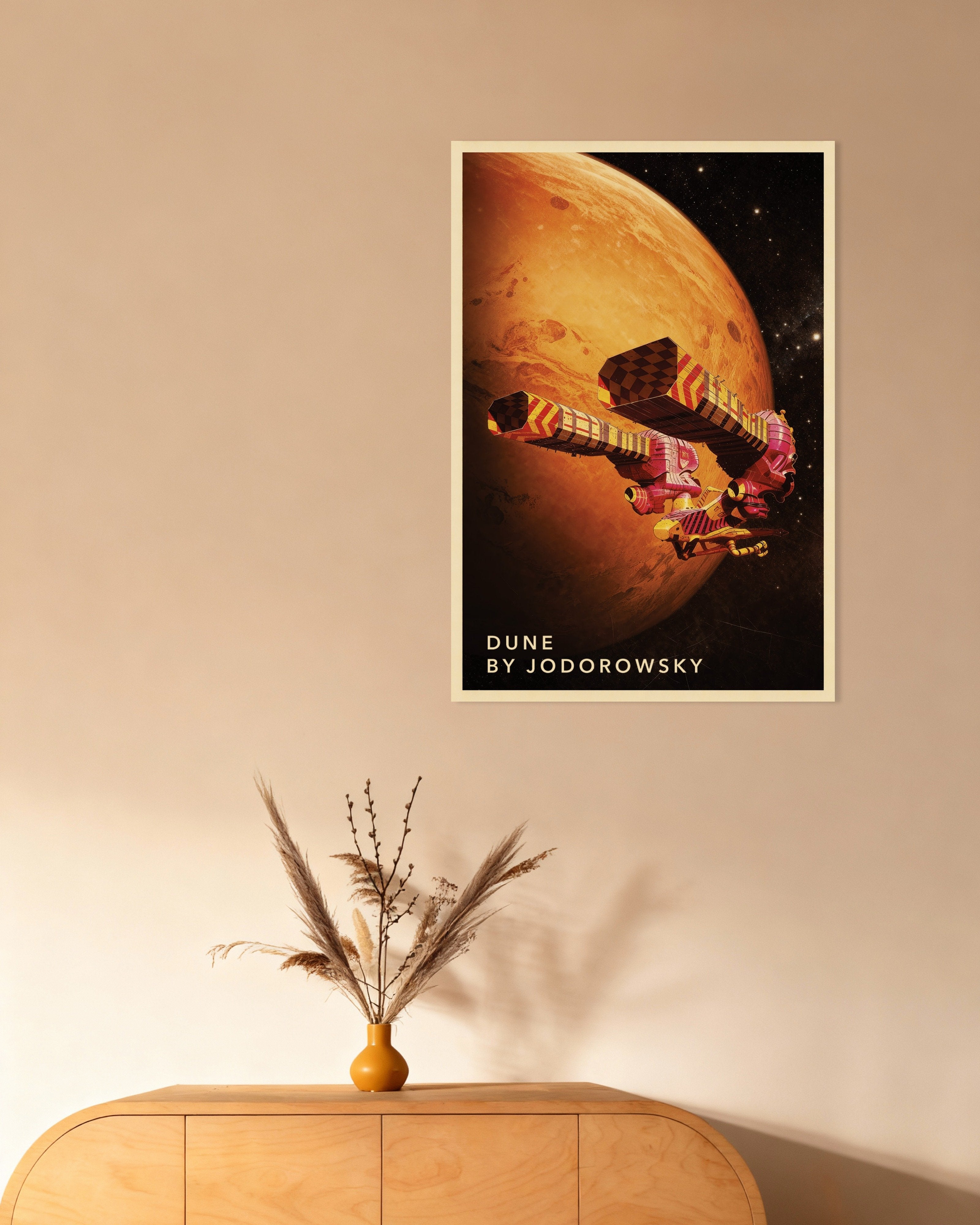 Poster of Dune by Jodorowsky (Fan-Art) Retro Sci-Fi Poster