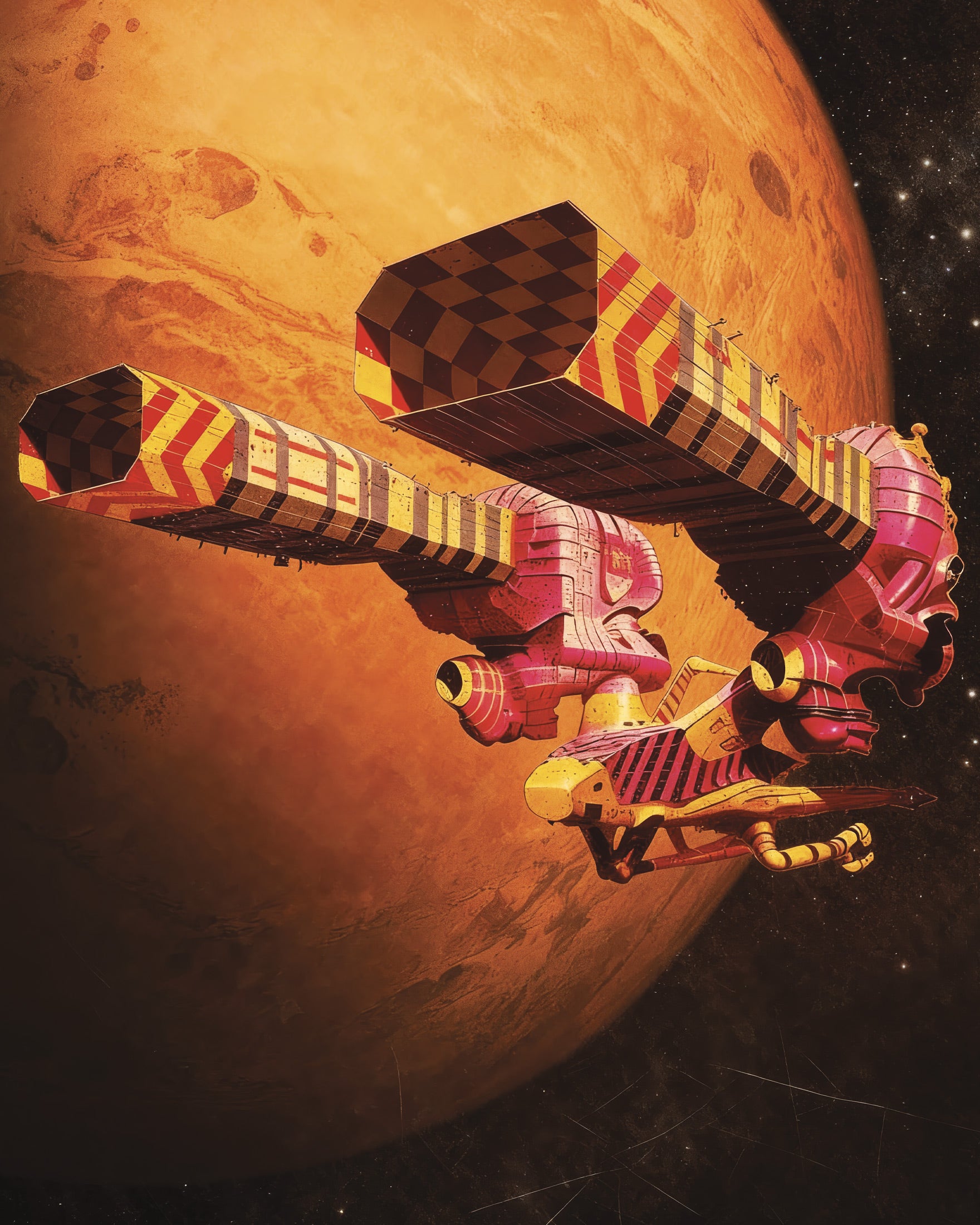 ジョドロフスキーのデューン ポスタ、レトロSFアートポスタ ポスター