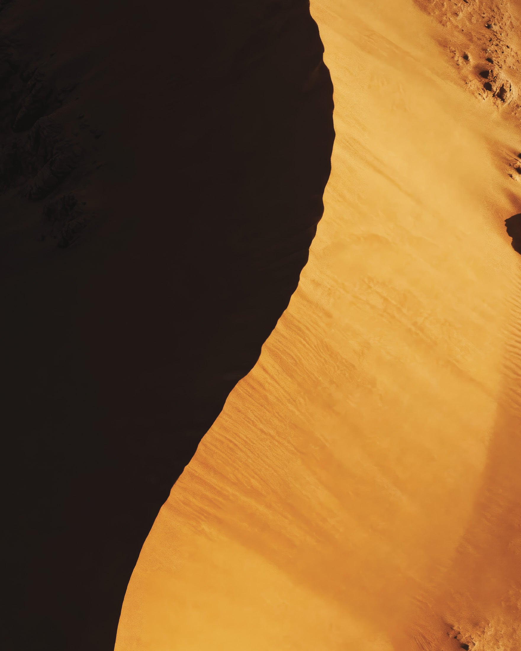 ゴールデンデューンカーブポスタ、デザートシャドウアートポスタ ポスター