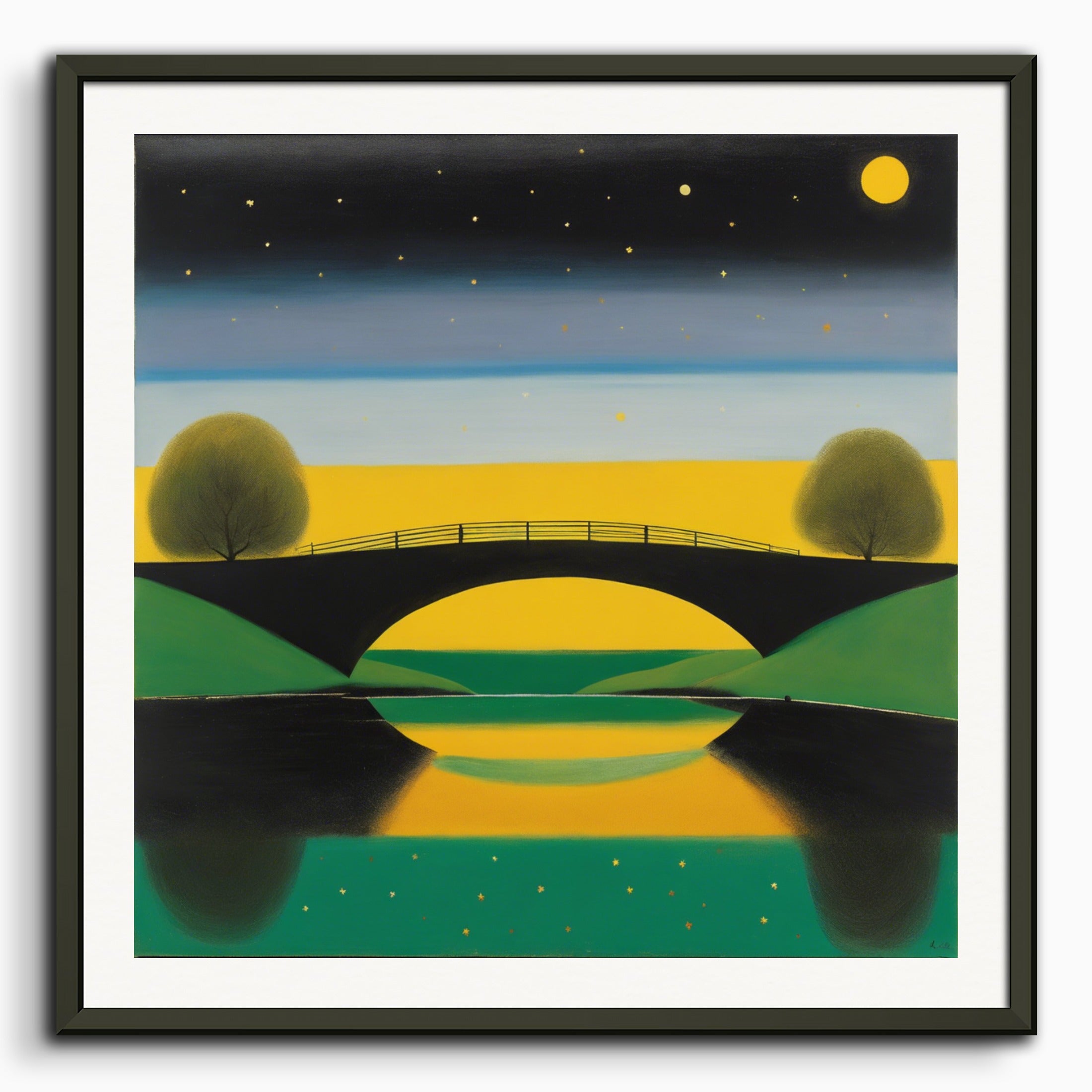 ポスター:抽象表現主義のスコットランド絵画、橋