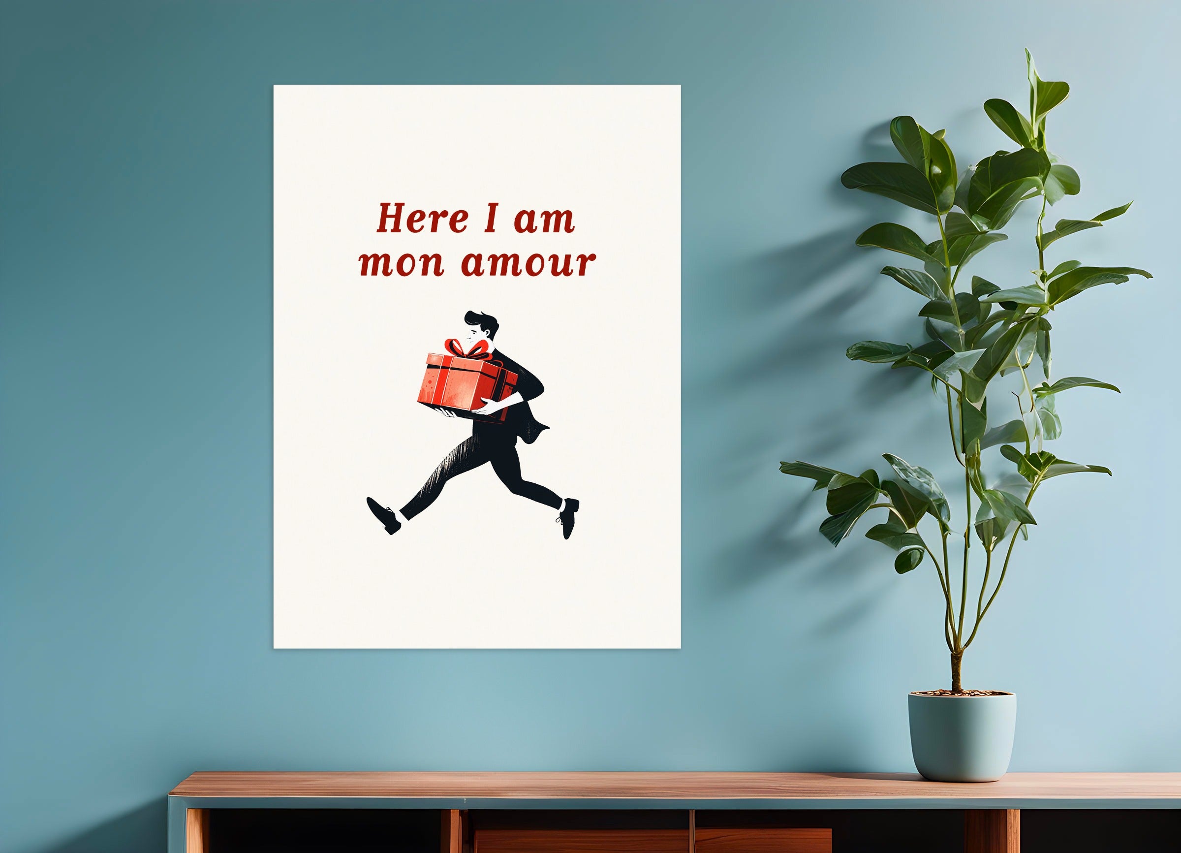 ポスター: Here I Am Mon Amour - ギフト