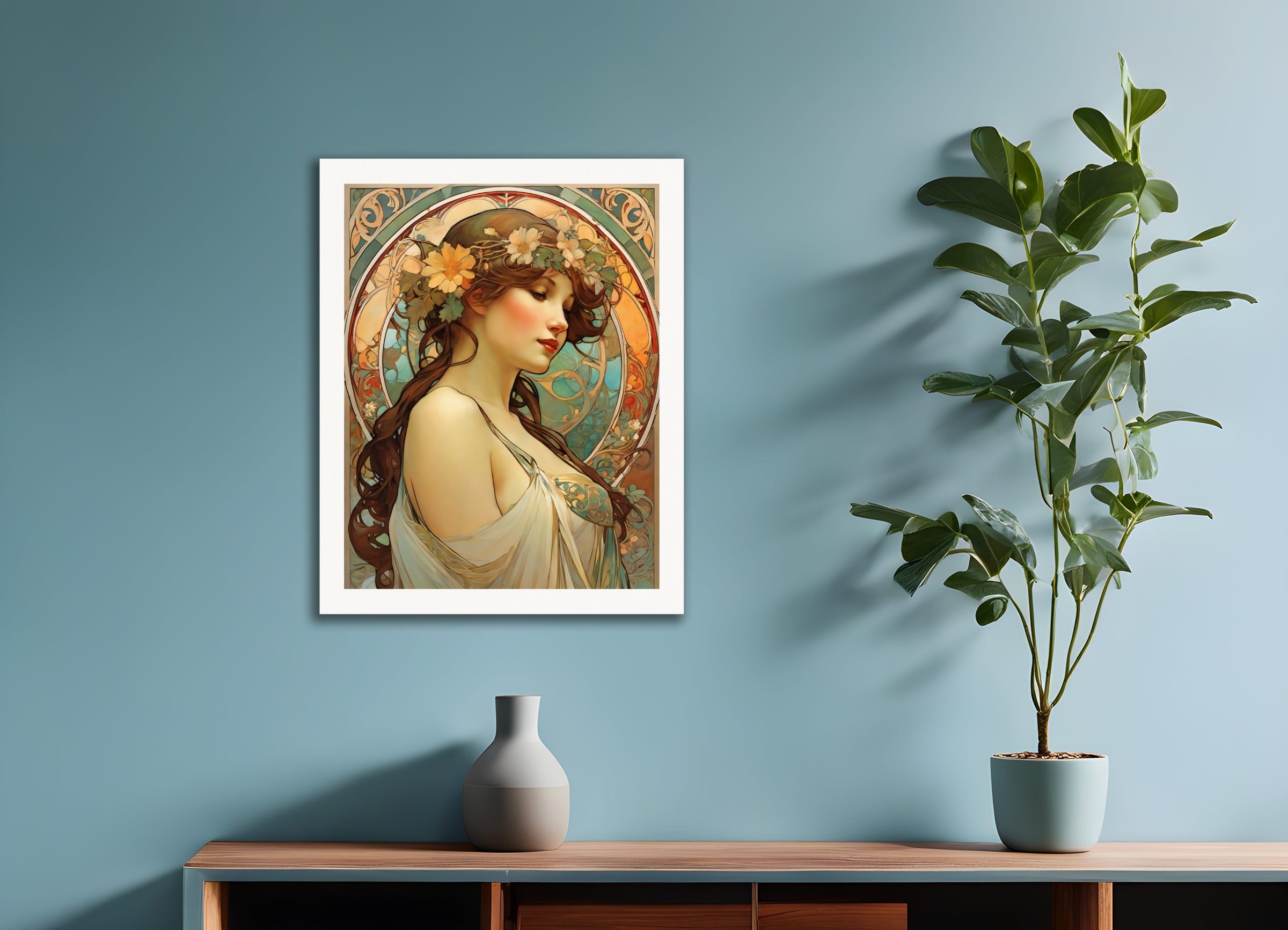 ポスター:アルフォンス・ミュシャ、ワイン