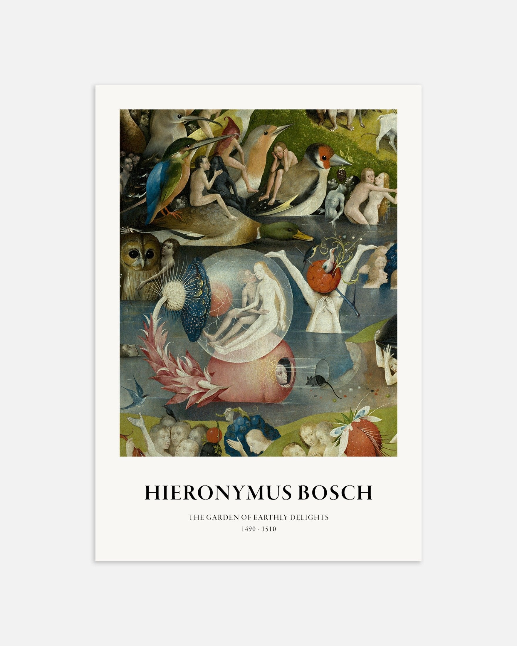 地上の楽園の庭のポスター、プリントの詳細04、サムネイル