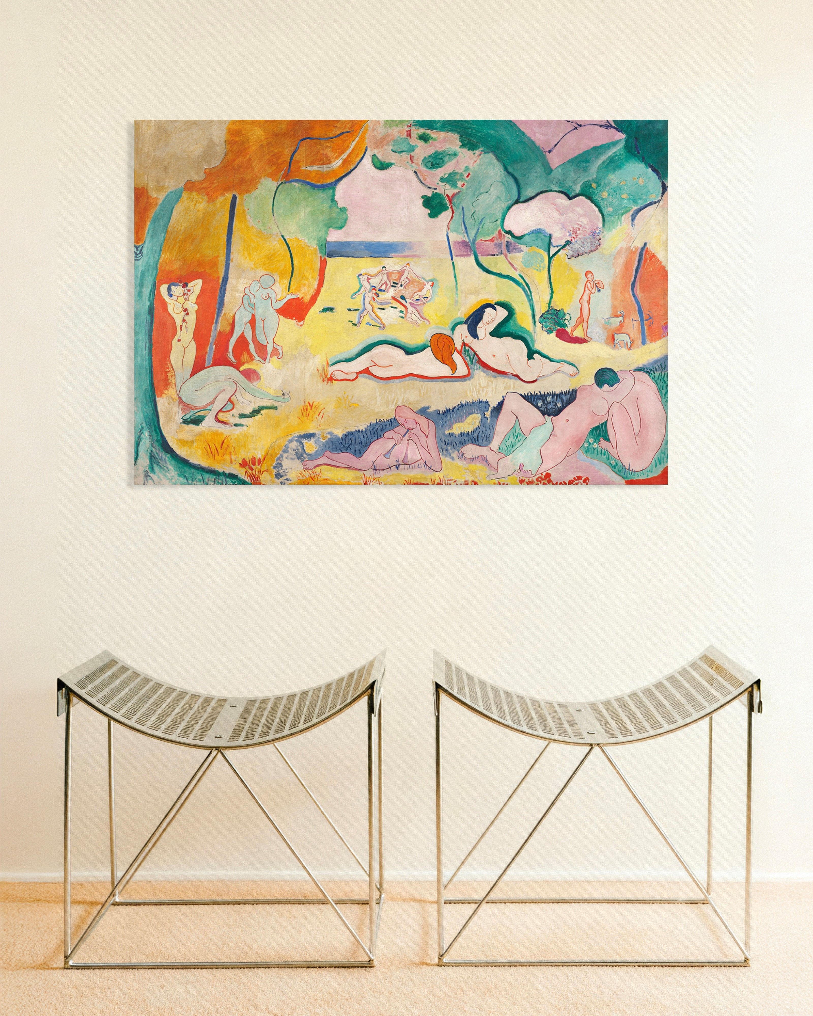 Poster of Le bonheur de vivre (1905) by Henri Matisse