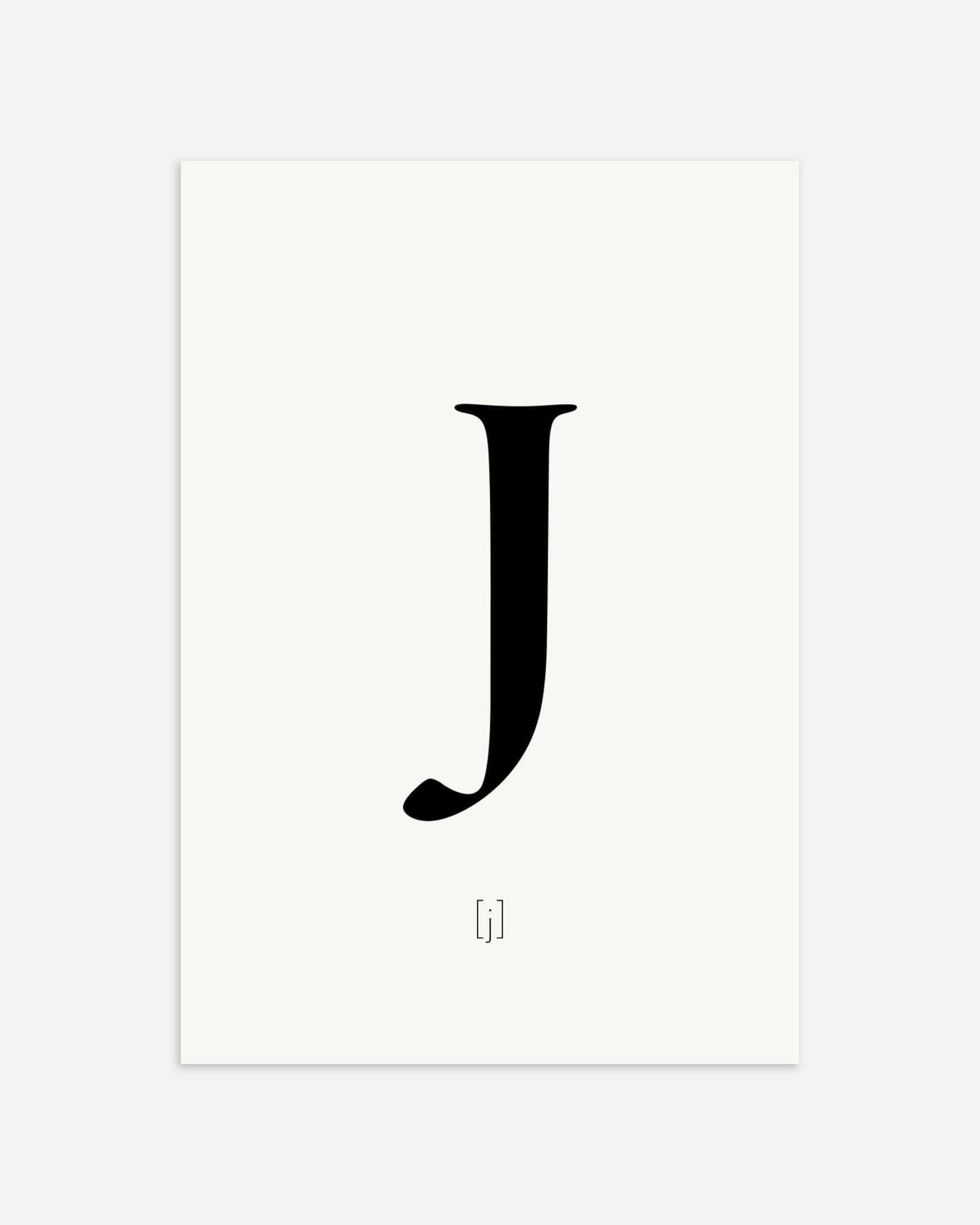 文字Jのポスター、サムネイル