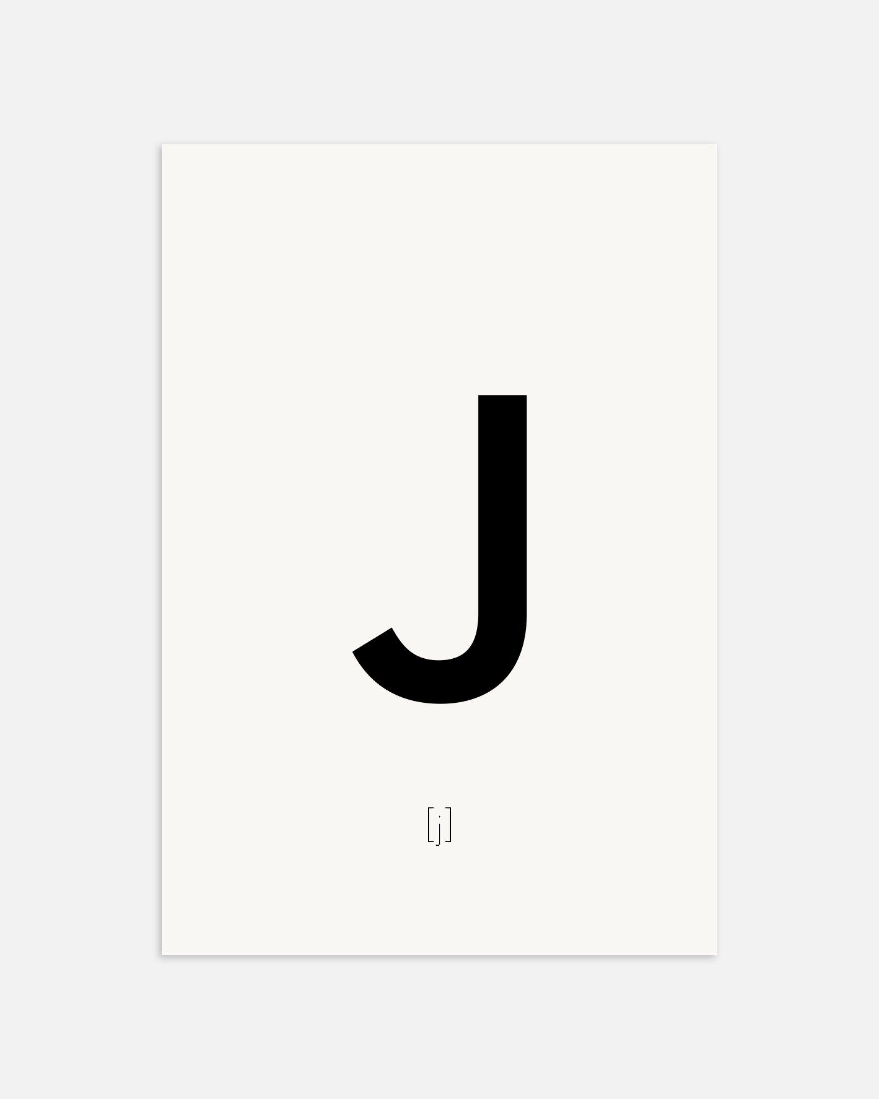 文字Jのポスター、サムネイル