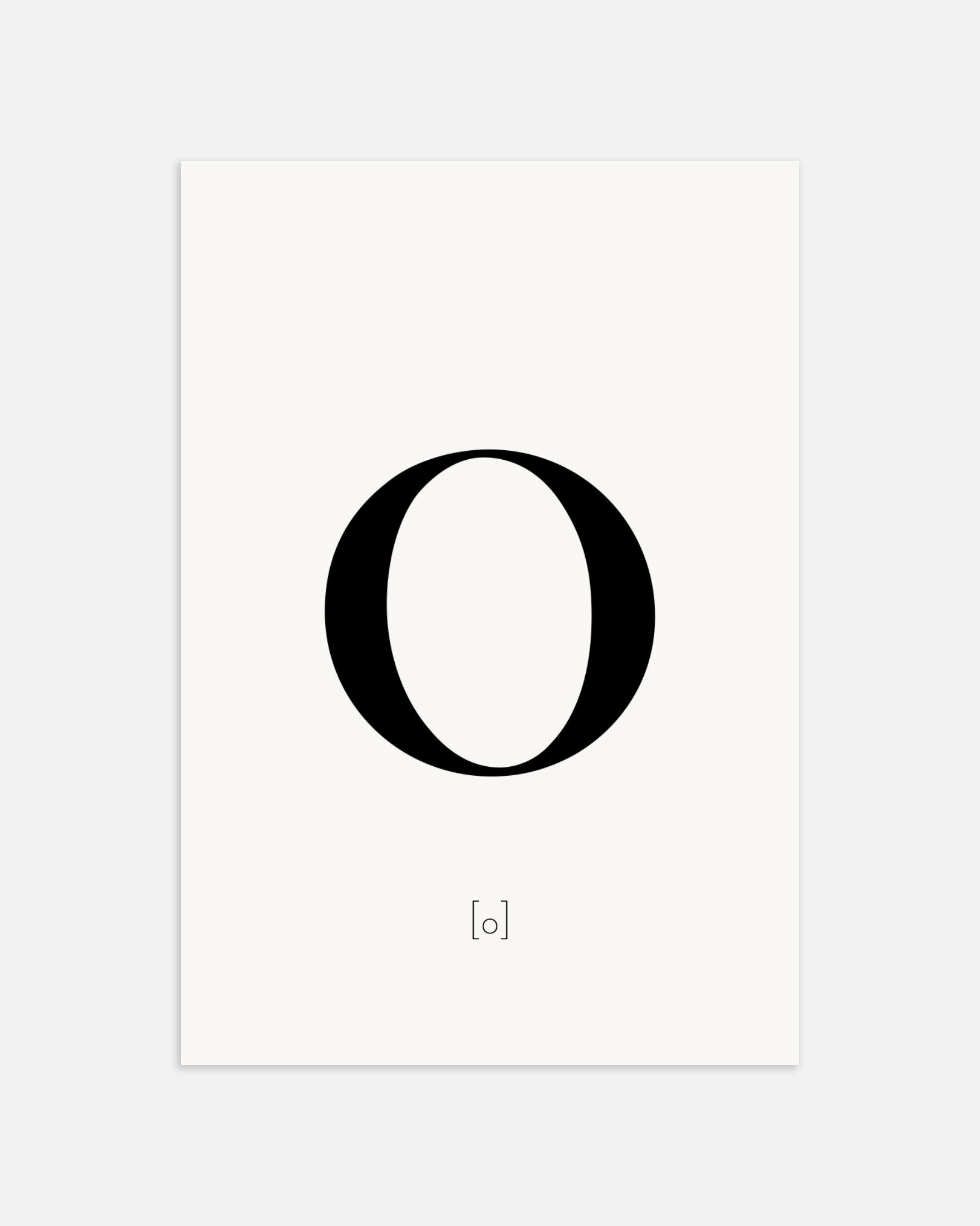 文字Oのポスター、サムネイル