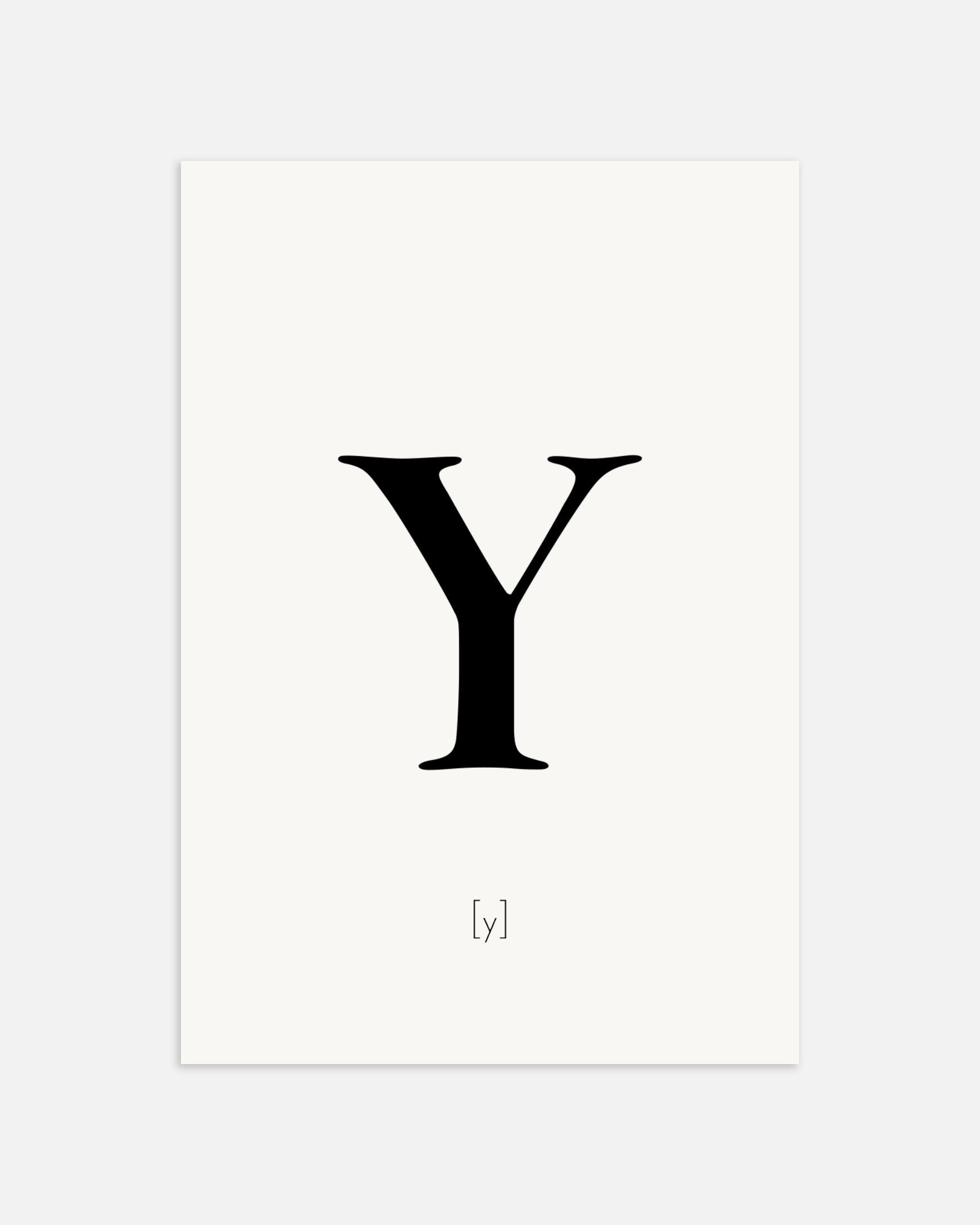 文字Yのポスター、サムネイル