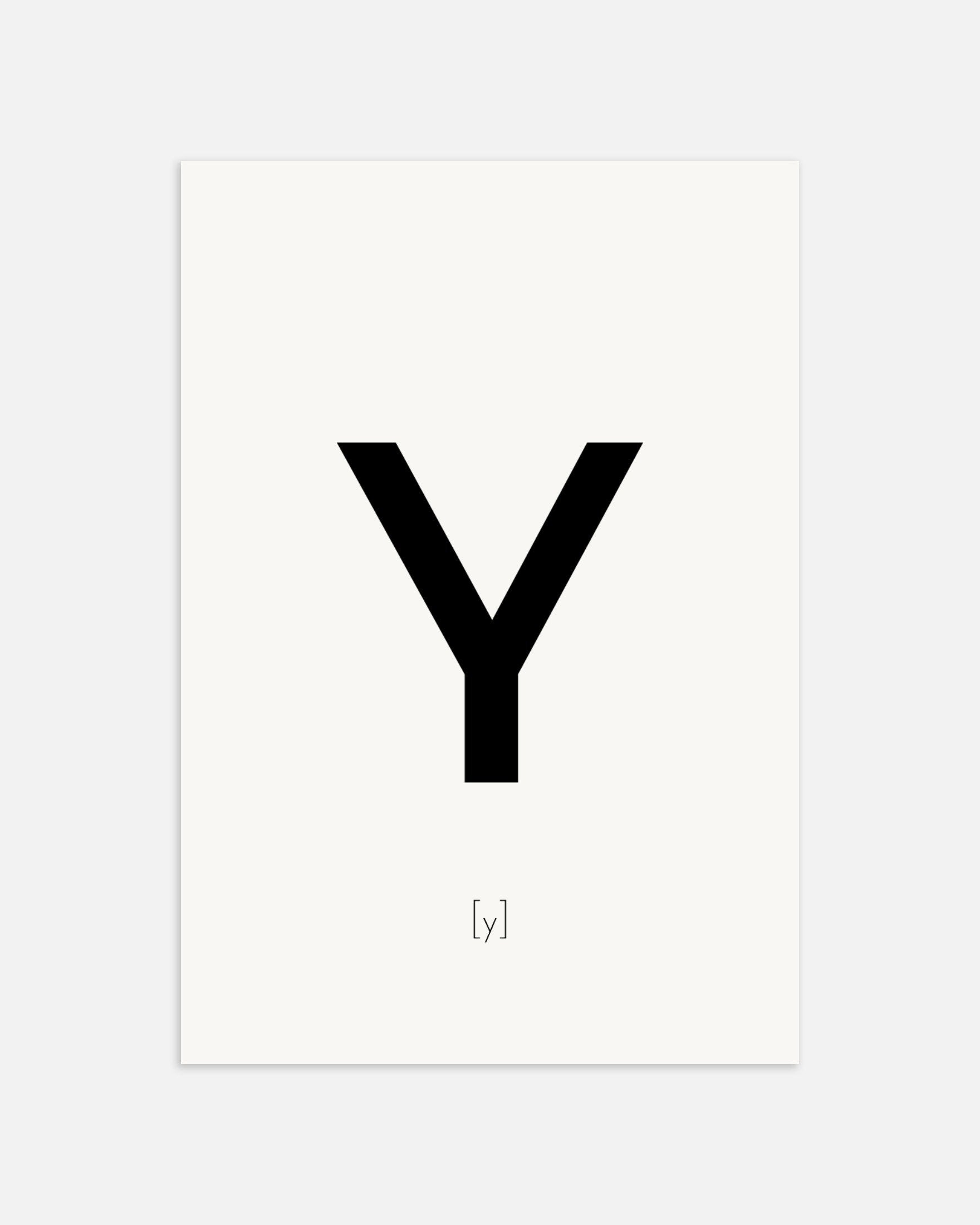 文字Yのポスター、サムネイル