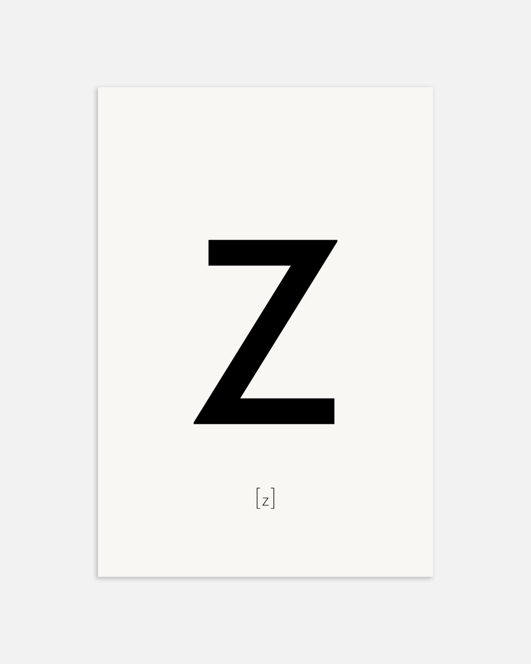 文字Zのポスター、サムネイル