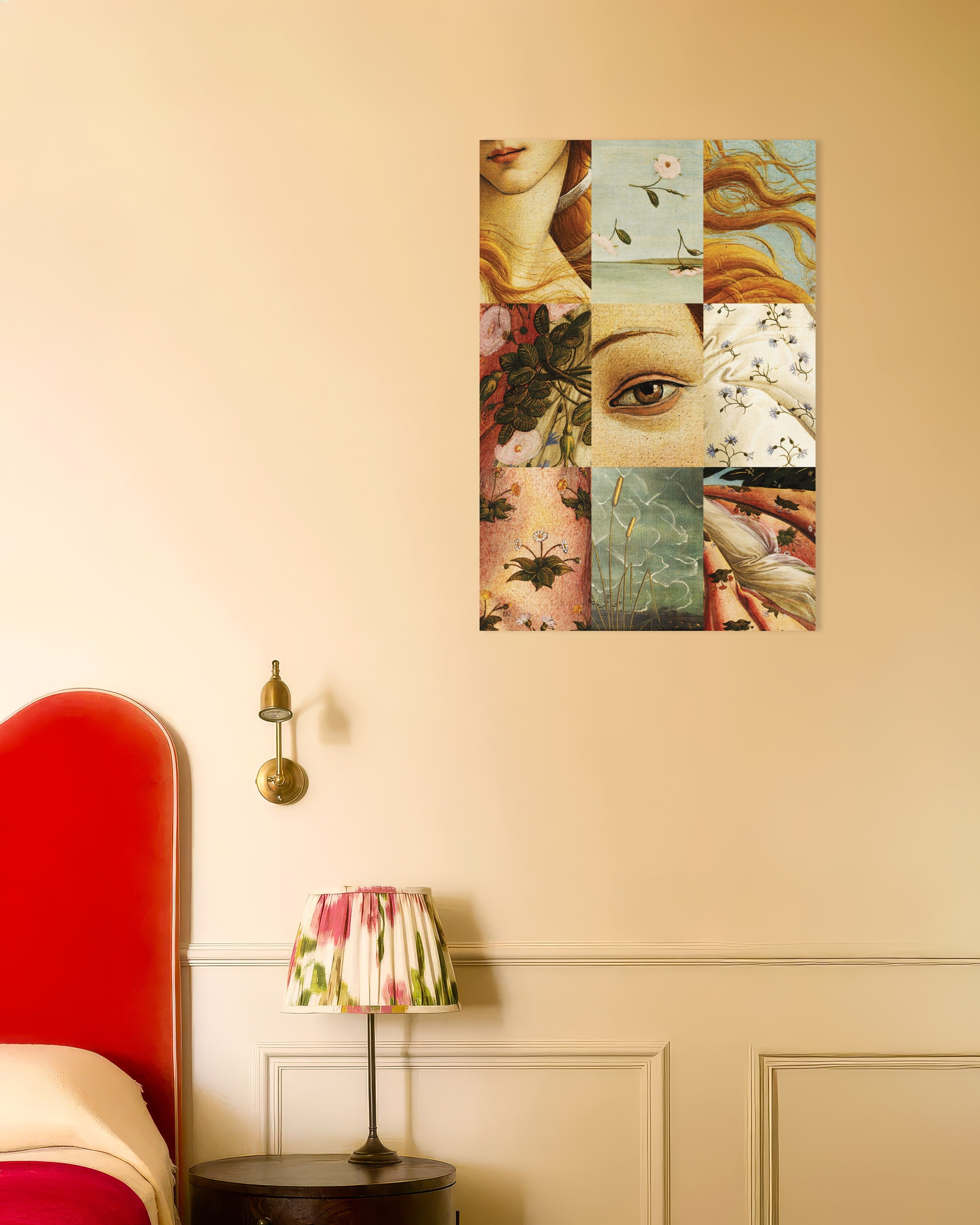 Poster of Mosaic of Botticelli’s Venus details Poster