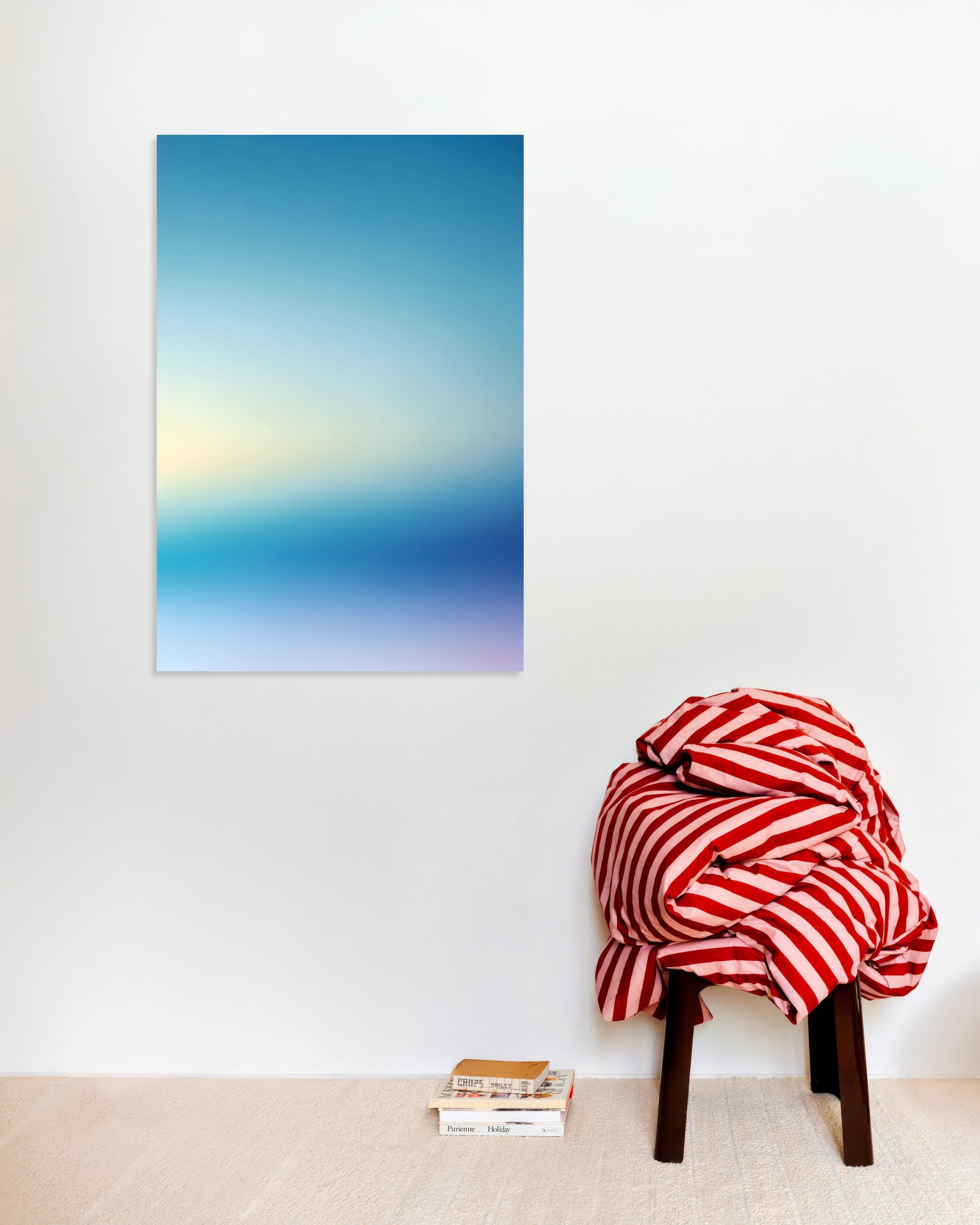 Poster of Soothing Abstract Gradients, blue sky - Poster