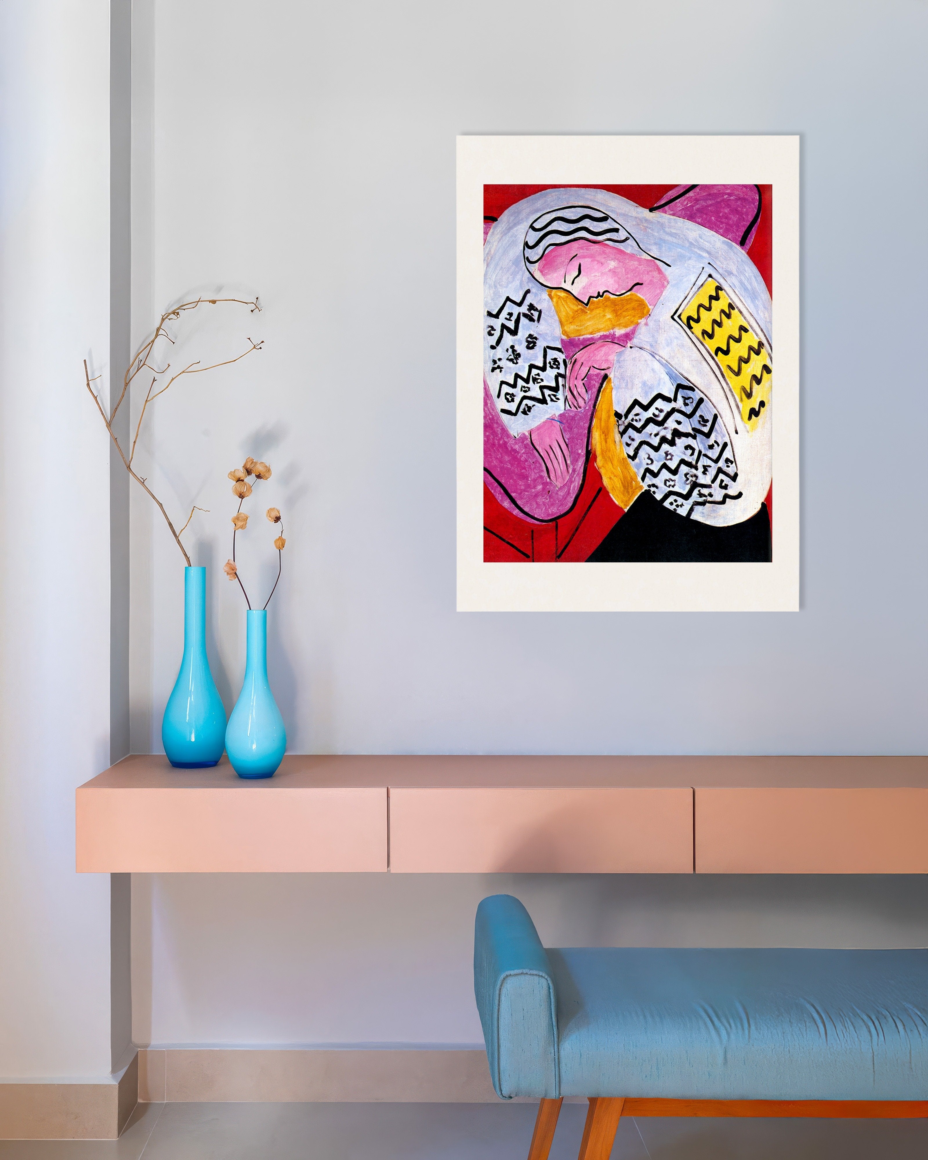 Poster of The dream (1940) by Henri Matisse