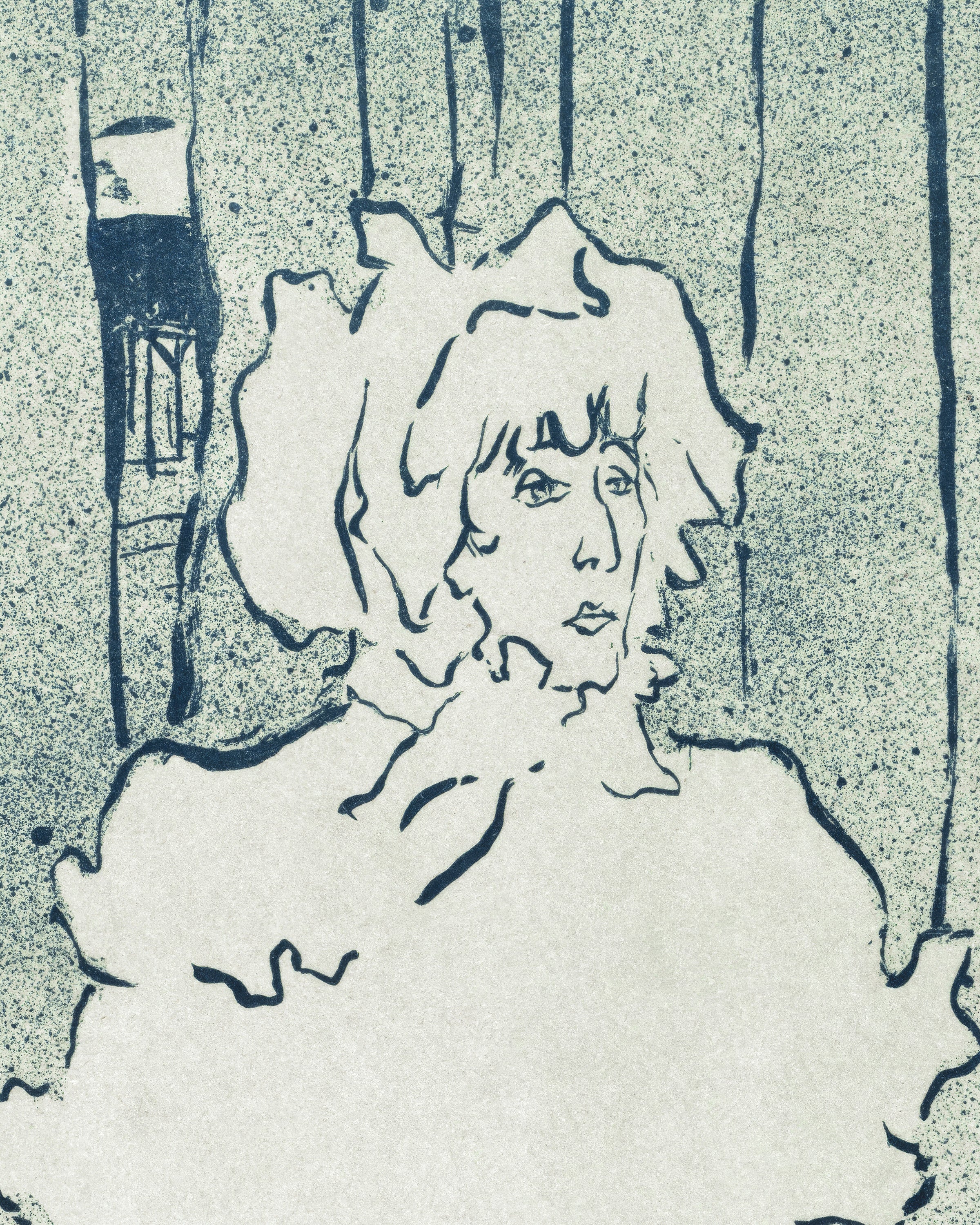 シャトレーヌまたはトクサン(1895年)アンリ・ド・トゥールーズ=ロートレック ポスタ