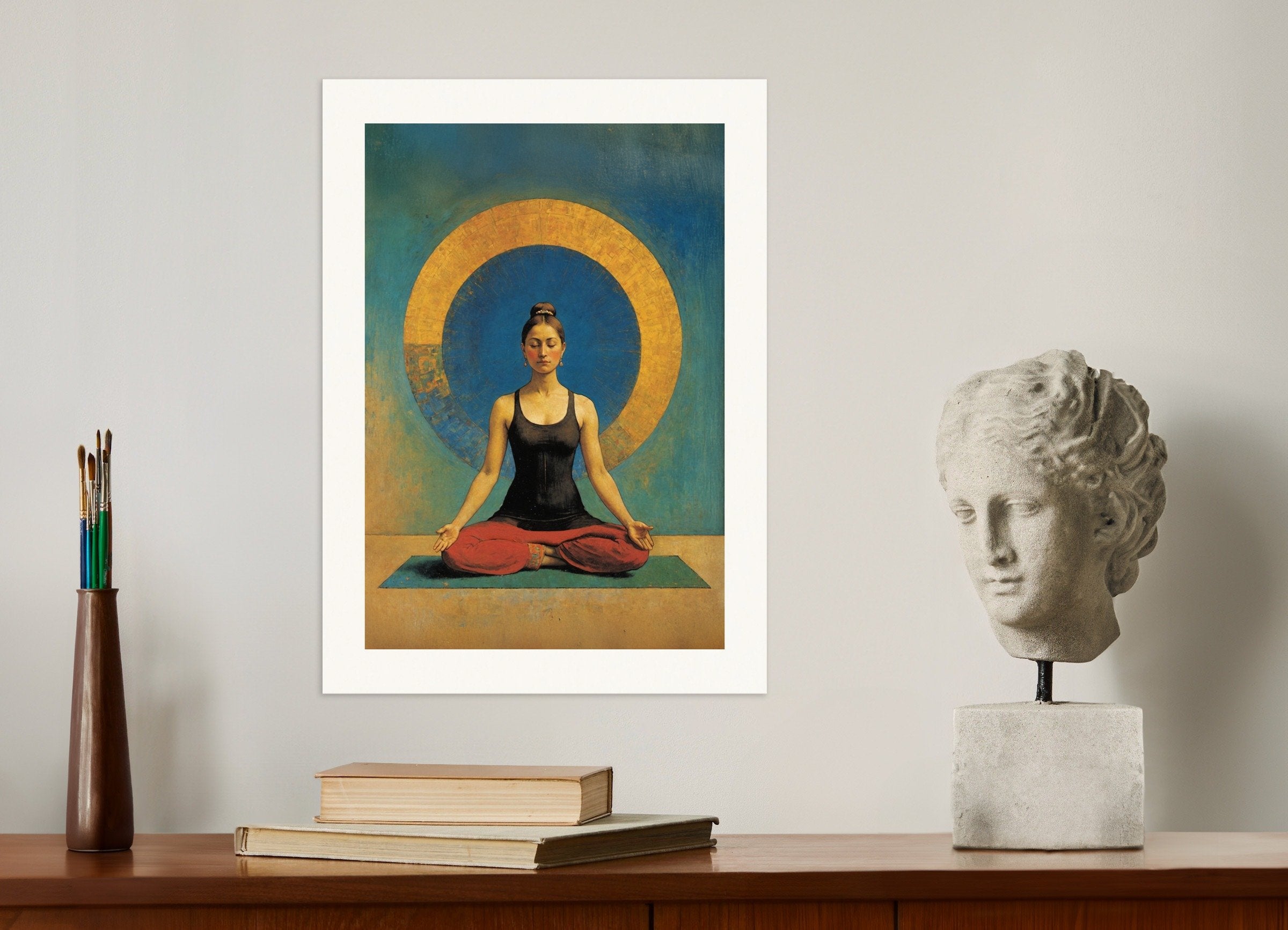 禅のポスター、瞑想