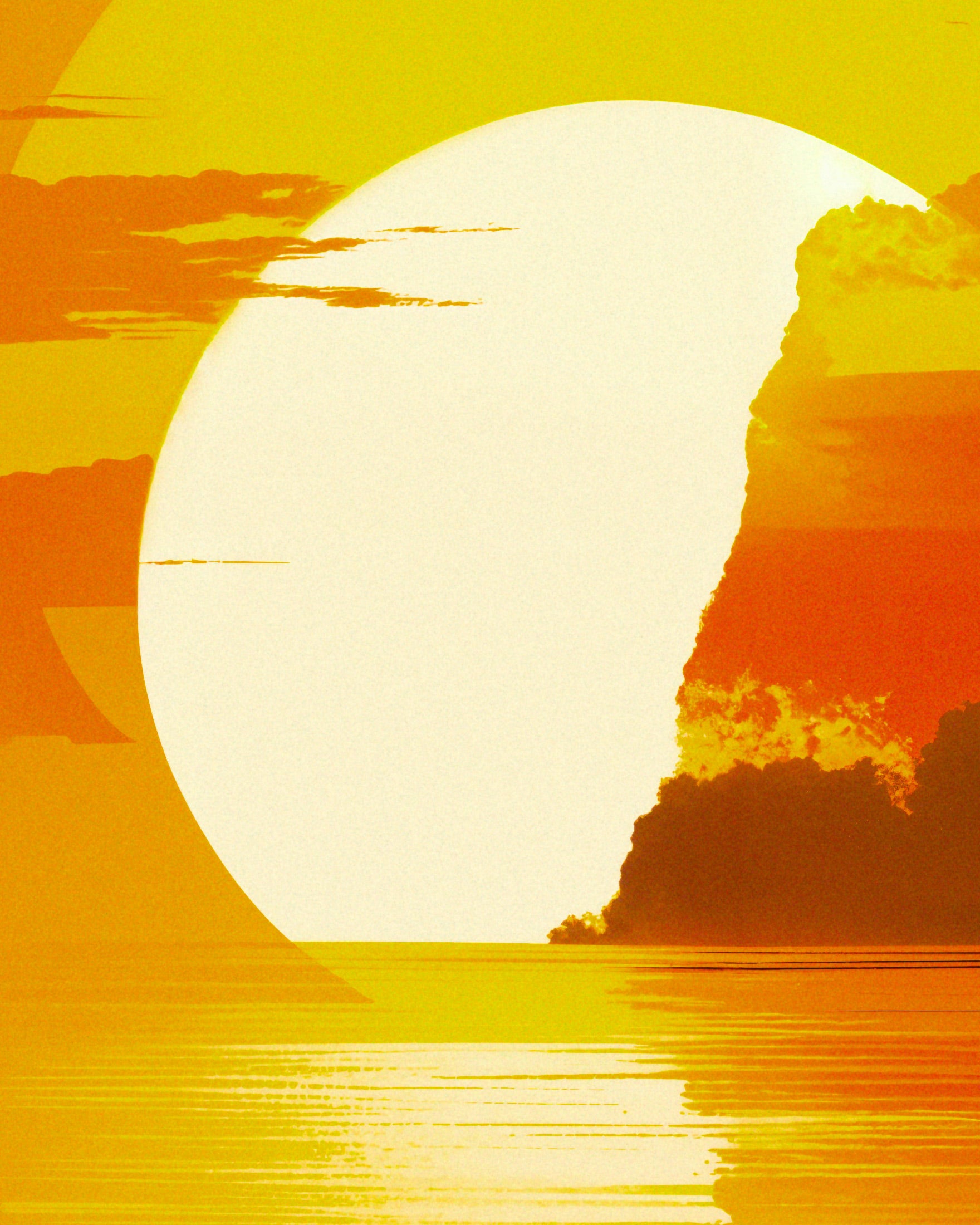 夕日 - ポスター
