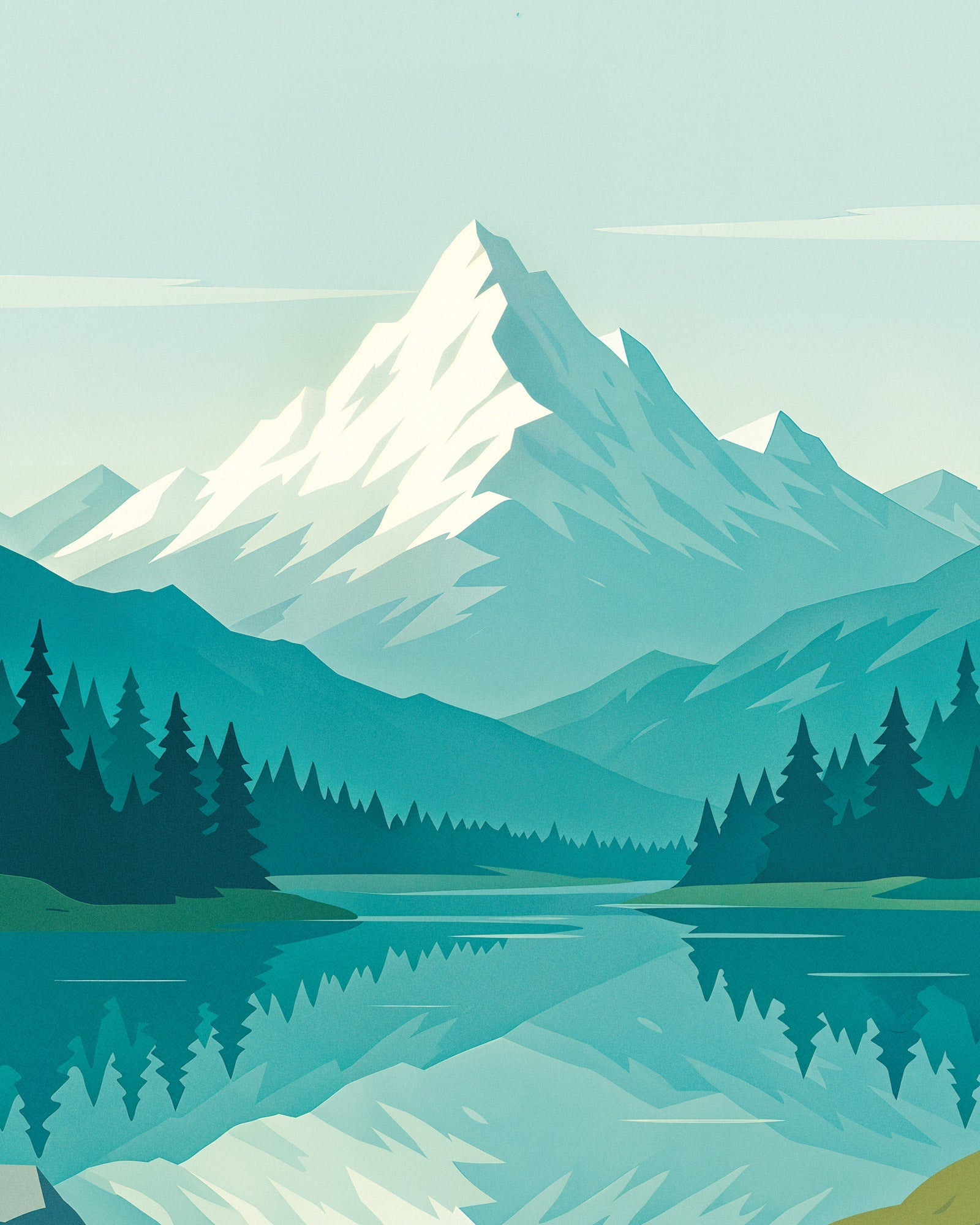 Blue escapes: blue travel posters