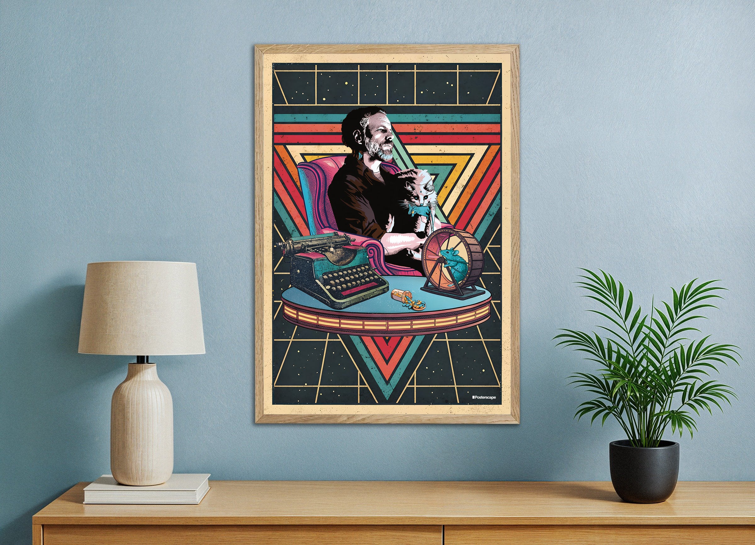 フィリップ・K・ディック ポスター - レトロSF | Posterscape.jp