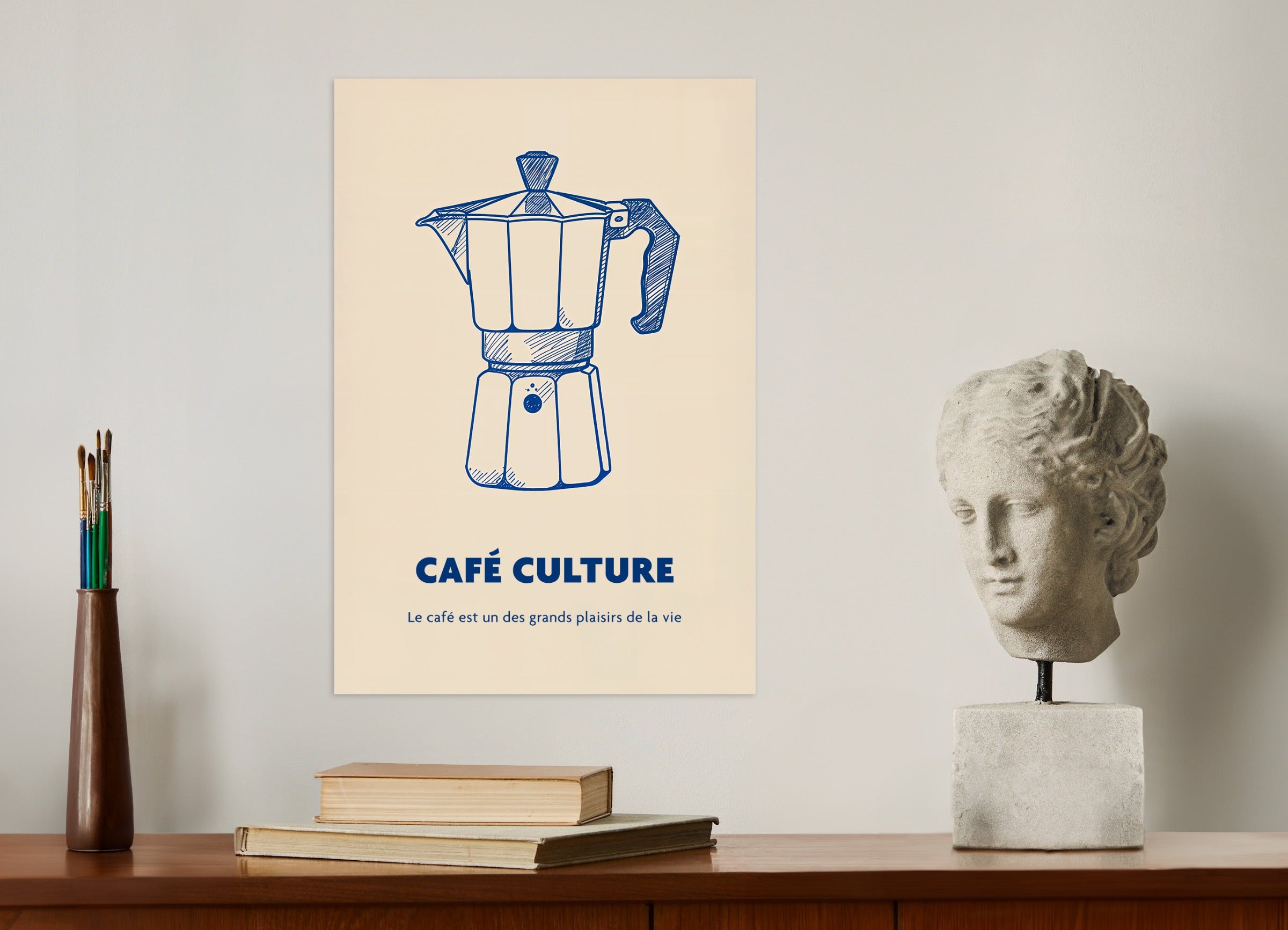 ポスター：カフェ文化
