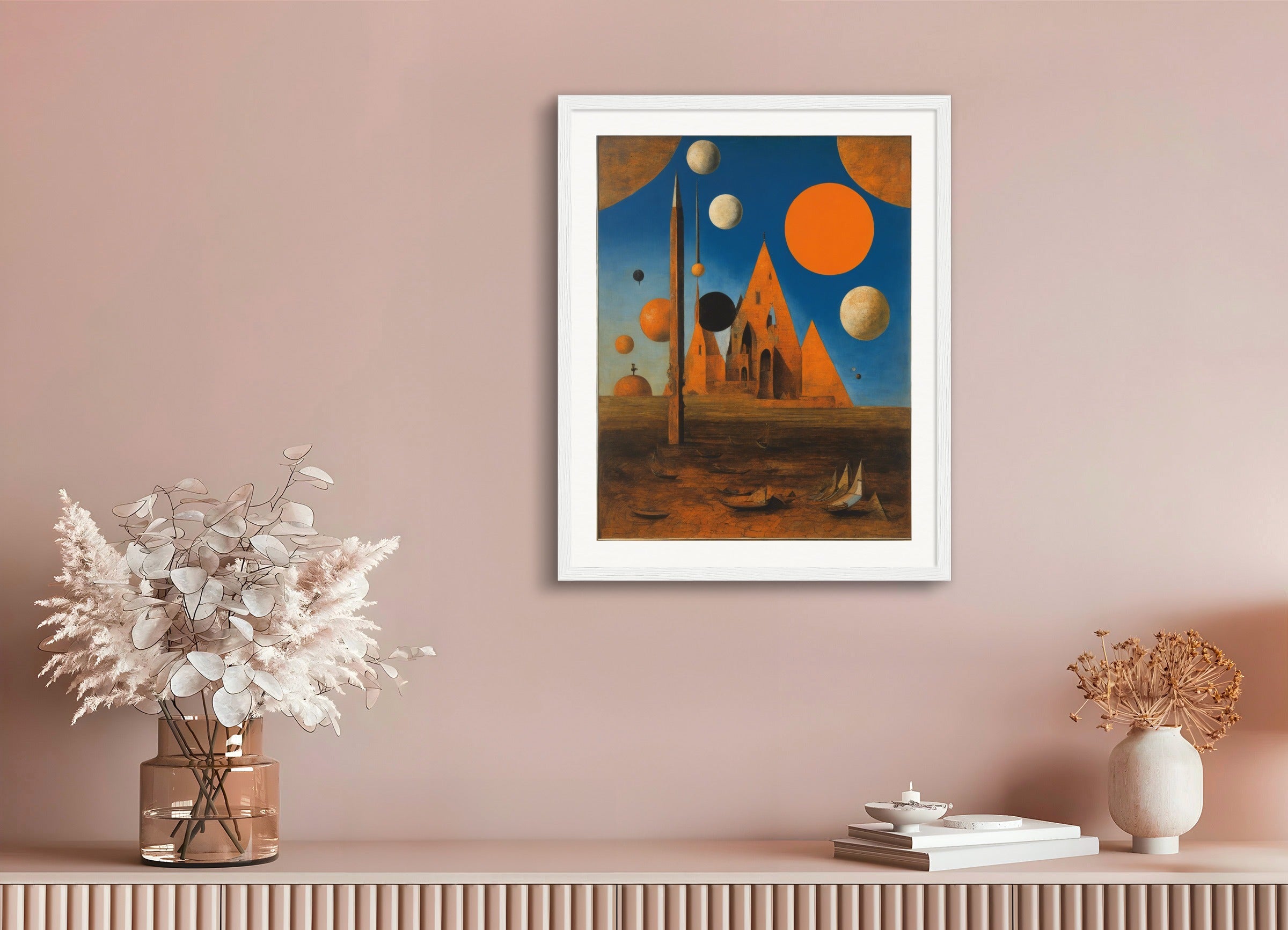 木製フレーム付きポスター: null, null