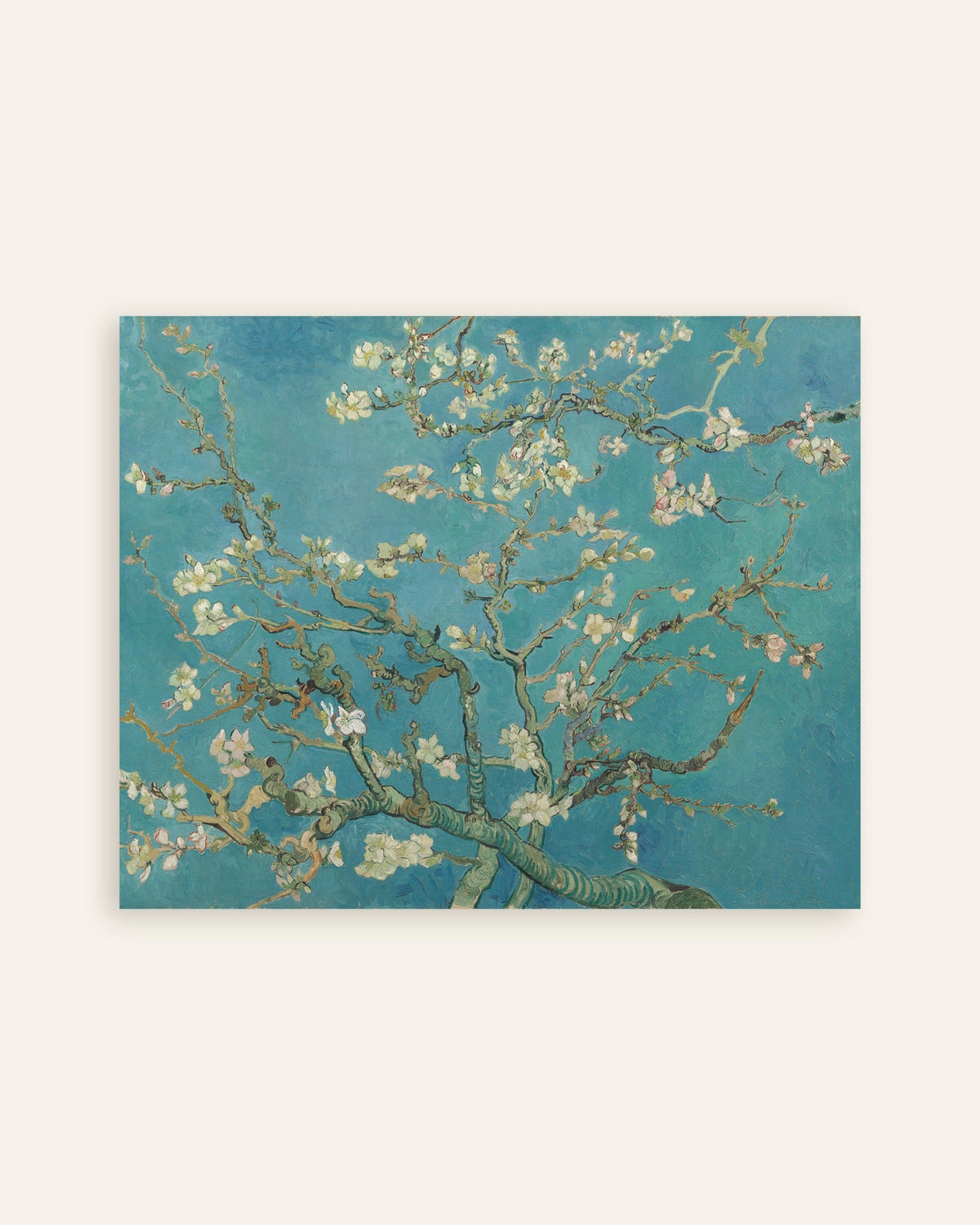 フィンセント・ファン・ゴッホ作『花咲くアーモンドの木の枝』（1890年）のポスター、サムネイル