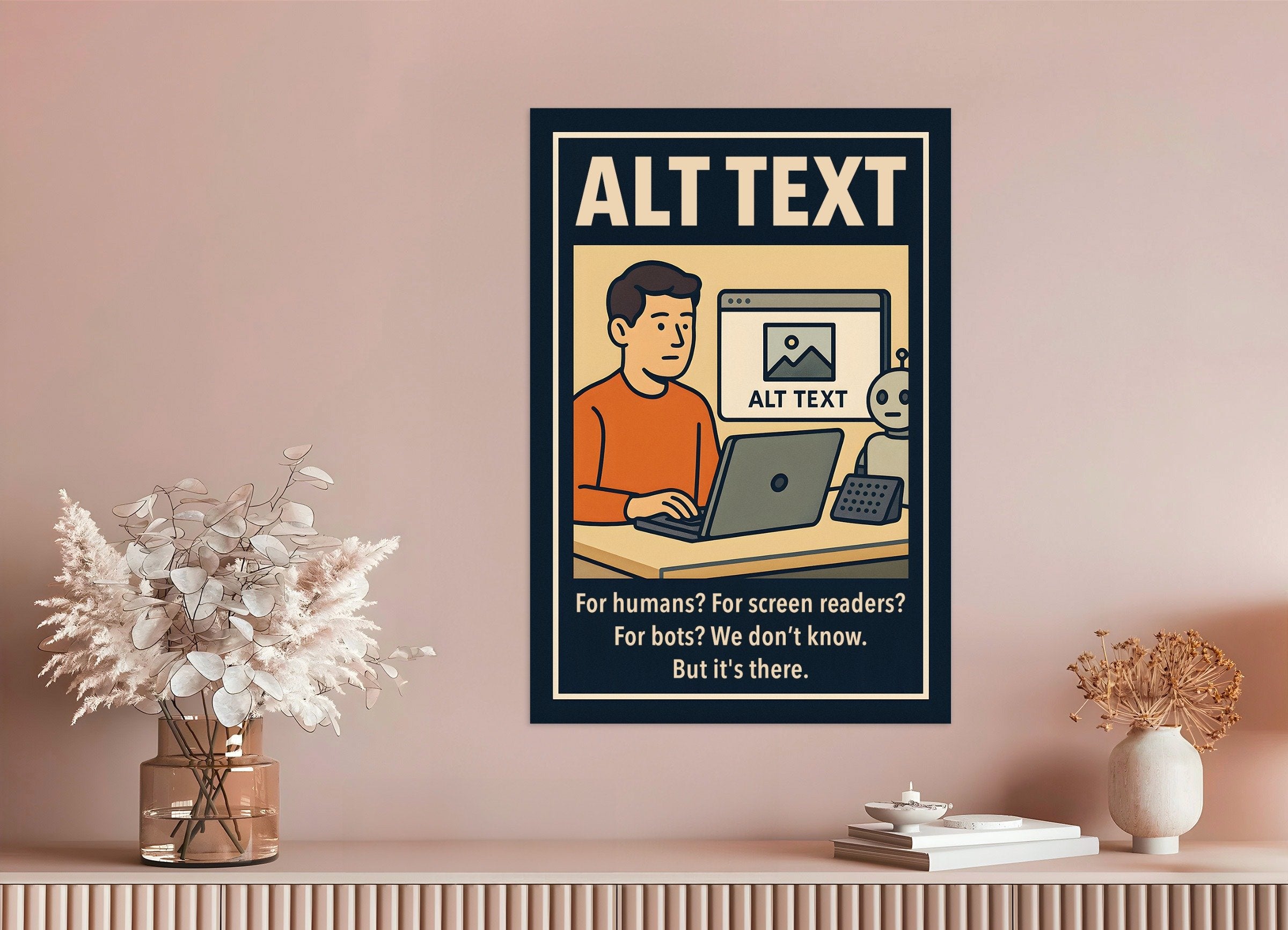 ALTテキストのポスター - やる気をそぐポスター