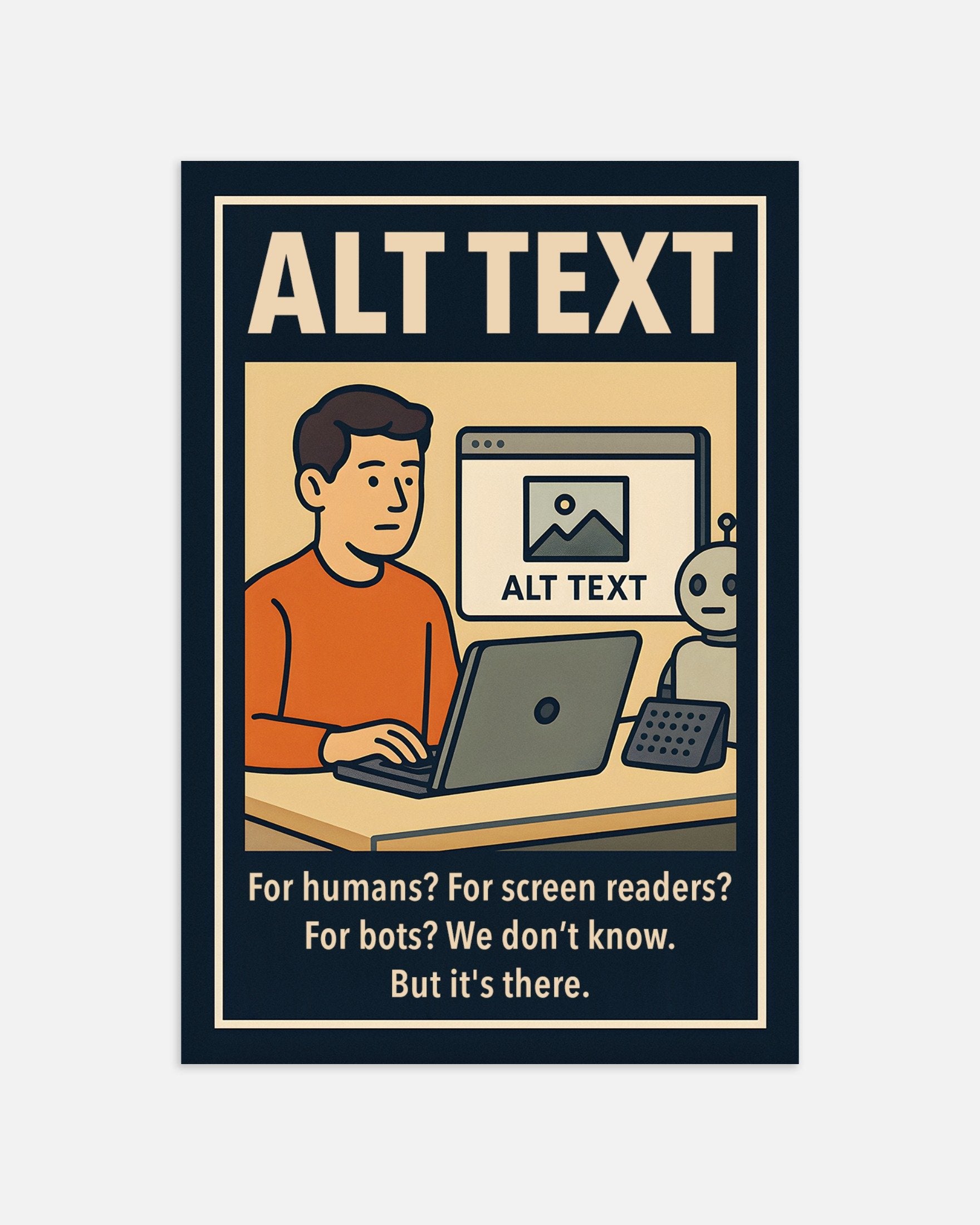 ALTテキストのポスター - やる気をそぐポスター、サムネイル