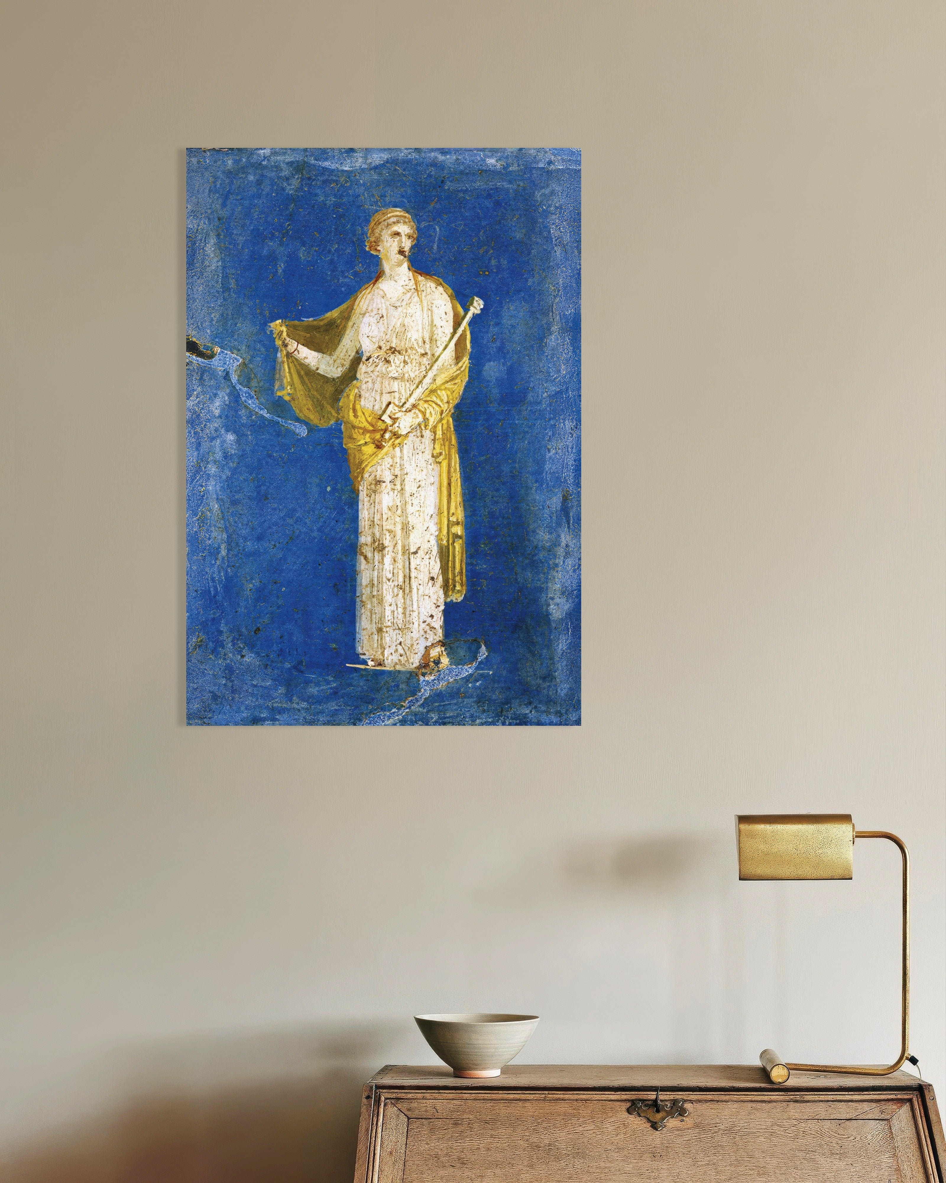 ヴィラ・アリアンナのメディアフレスコのアートポスタ ポスター