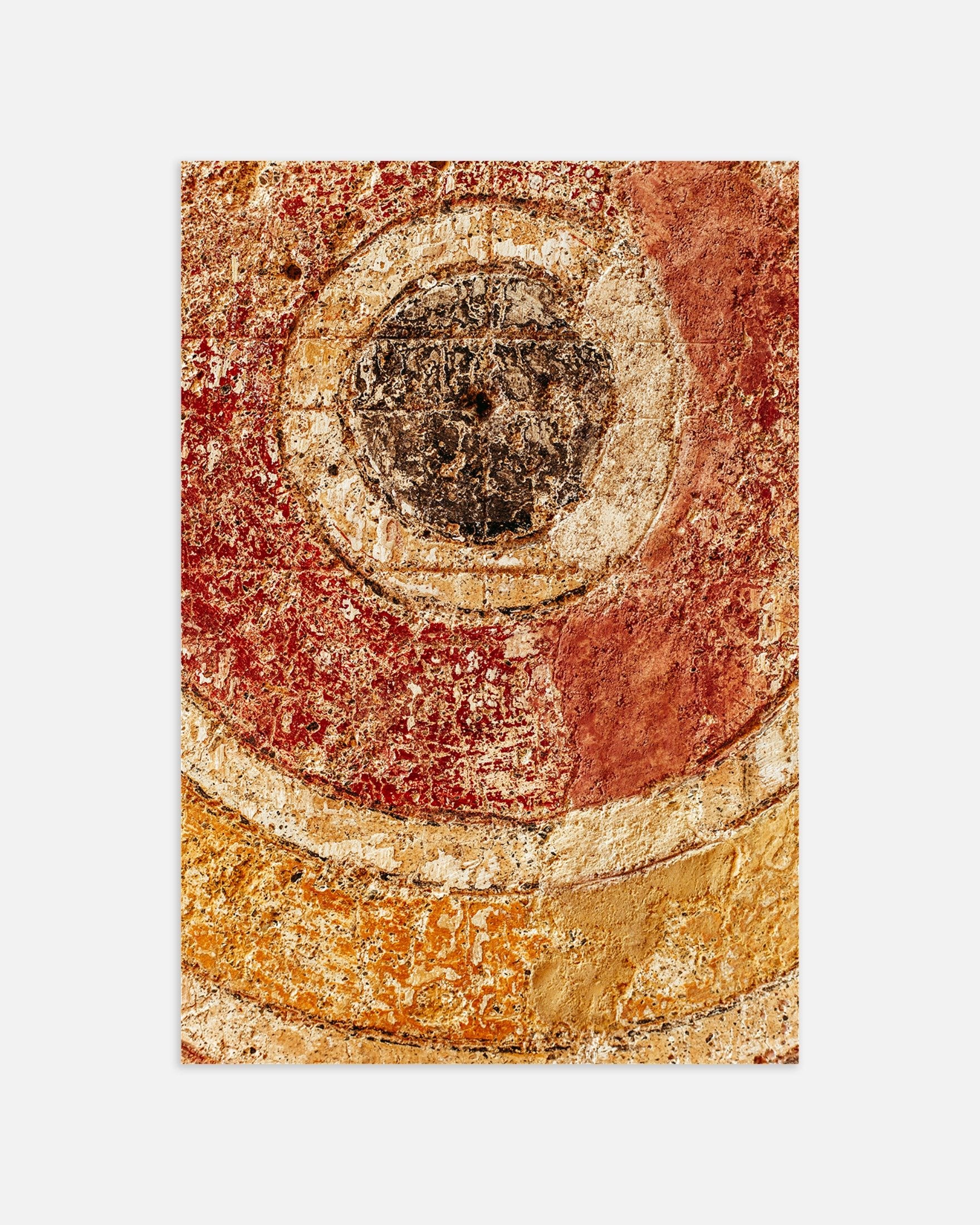 古代ポンペイの壁の詳細ポスター - 風化したフレスコ画アートプリント, サムネイル