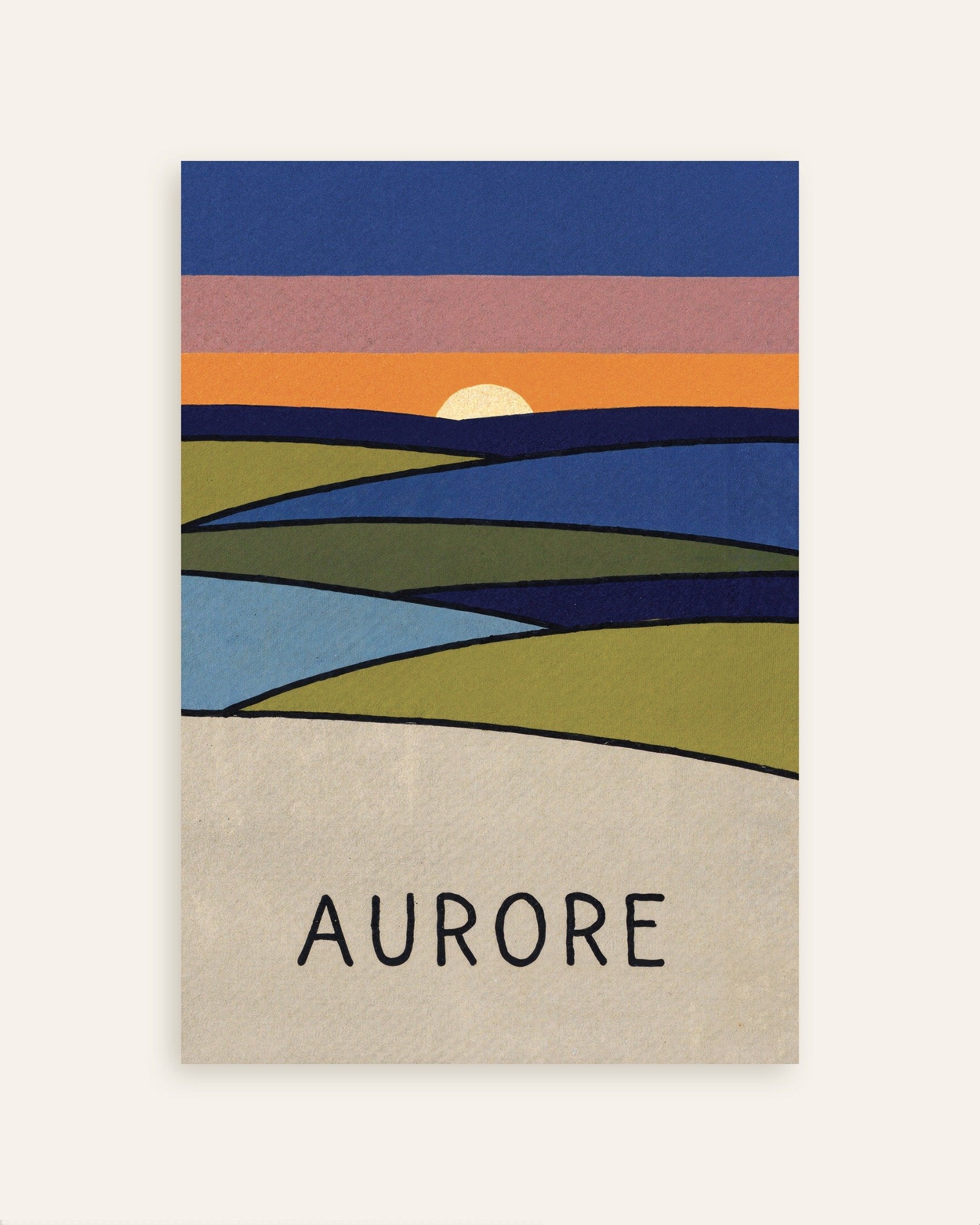 Poster of Aurore - Sunrise Landscape Poster, thumbnail