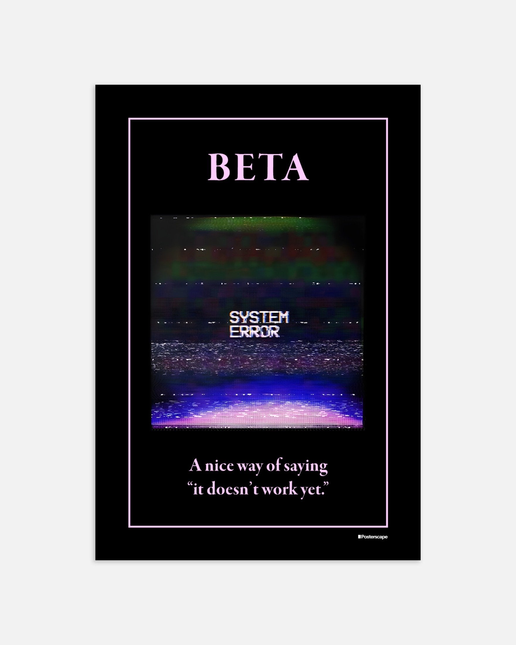 ベータのポスター - やる気をそぐポスター、サムネイル