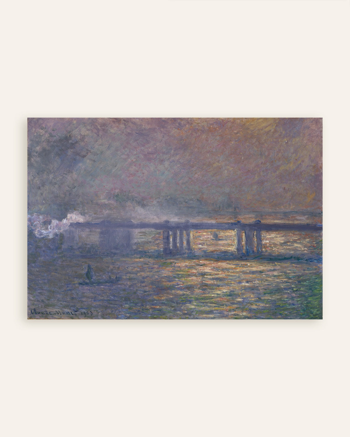 クロード・モネ《チャリング・クロス橋》（1903年）のポスター、サムネイル