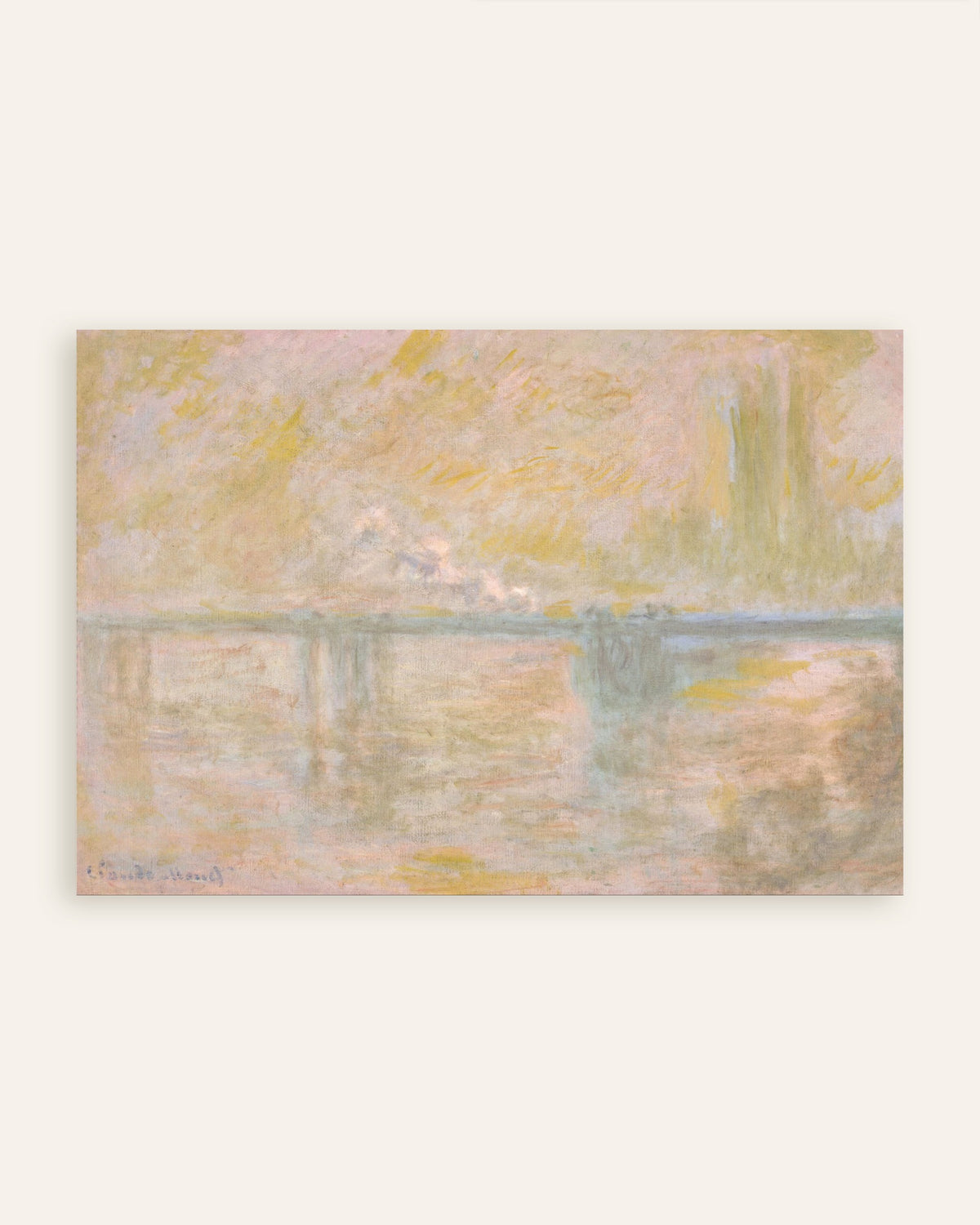 クロード・モネ《ロンドンのチャリング・クロス橋》（1902年頃）のポスター、サムネイル