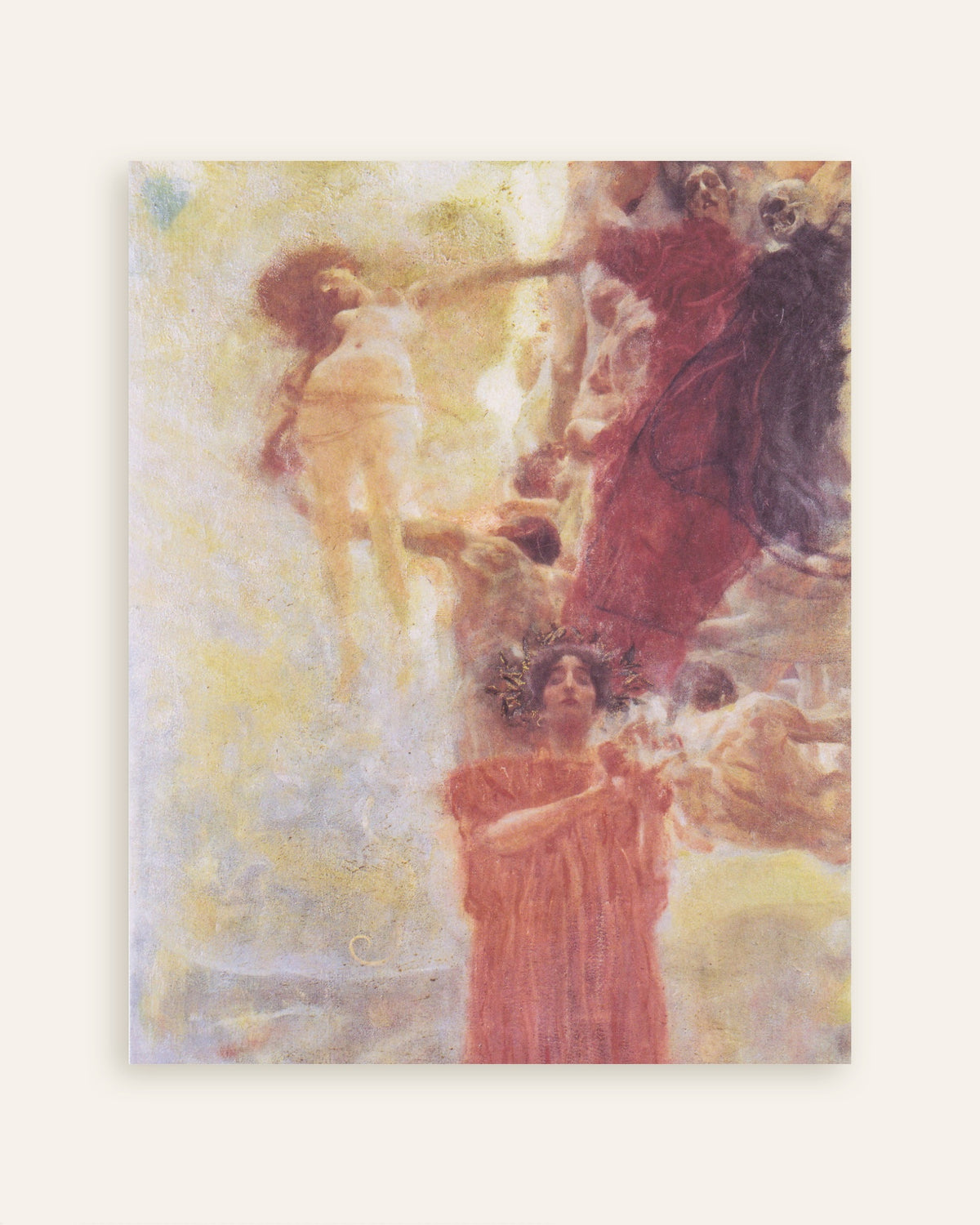 グスタフ・クリムト《「医学」のための構図習作》（1897–1898年）のポスター、サムネイル