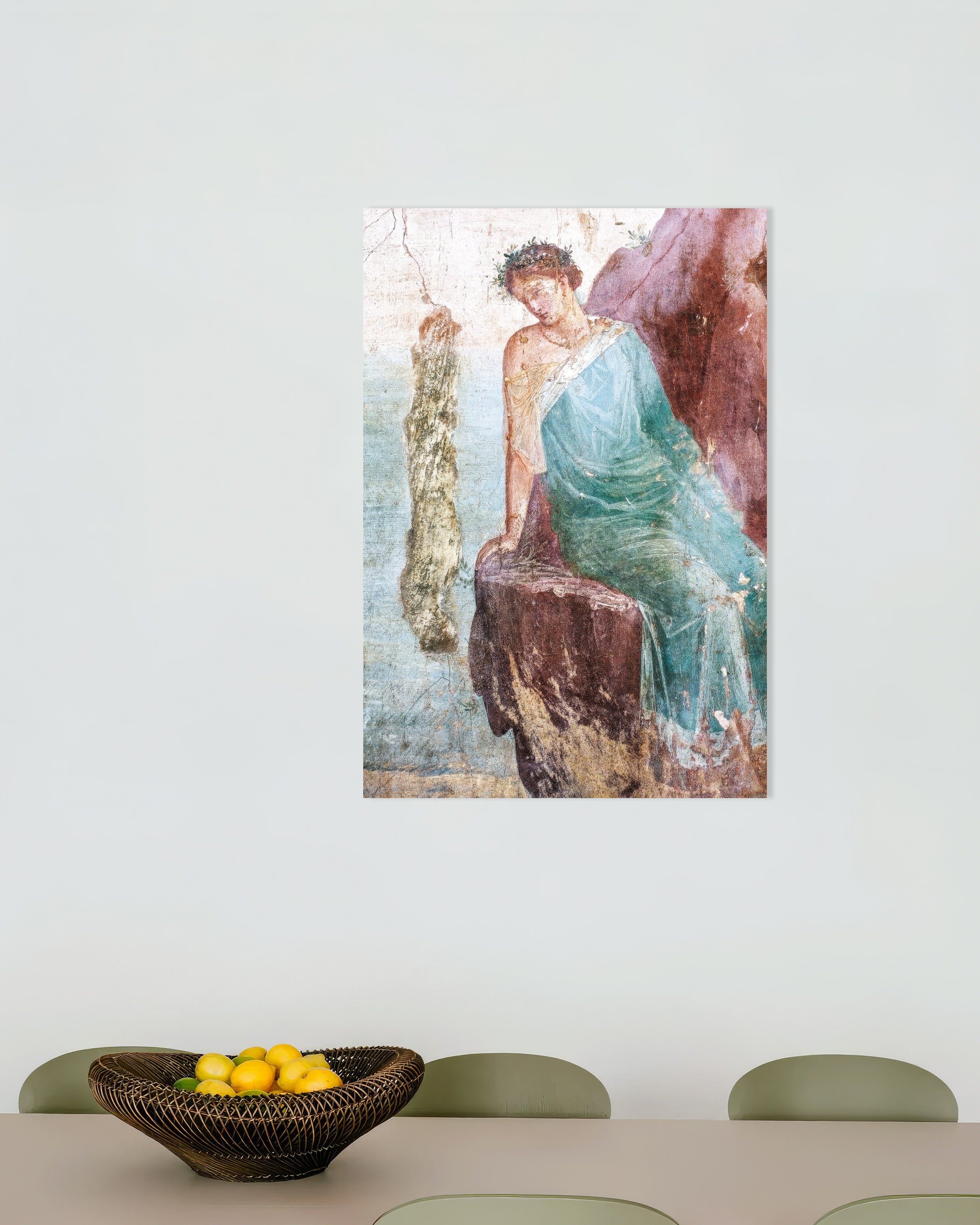 イカロスの墜落 フレスコ画のディテール ポスタ ポスター | Posterscape.jp