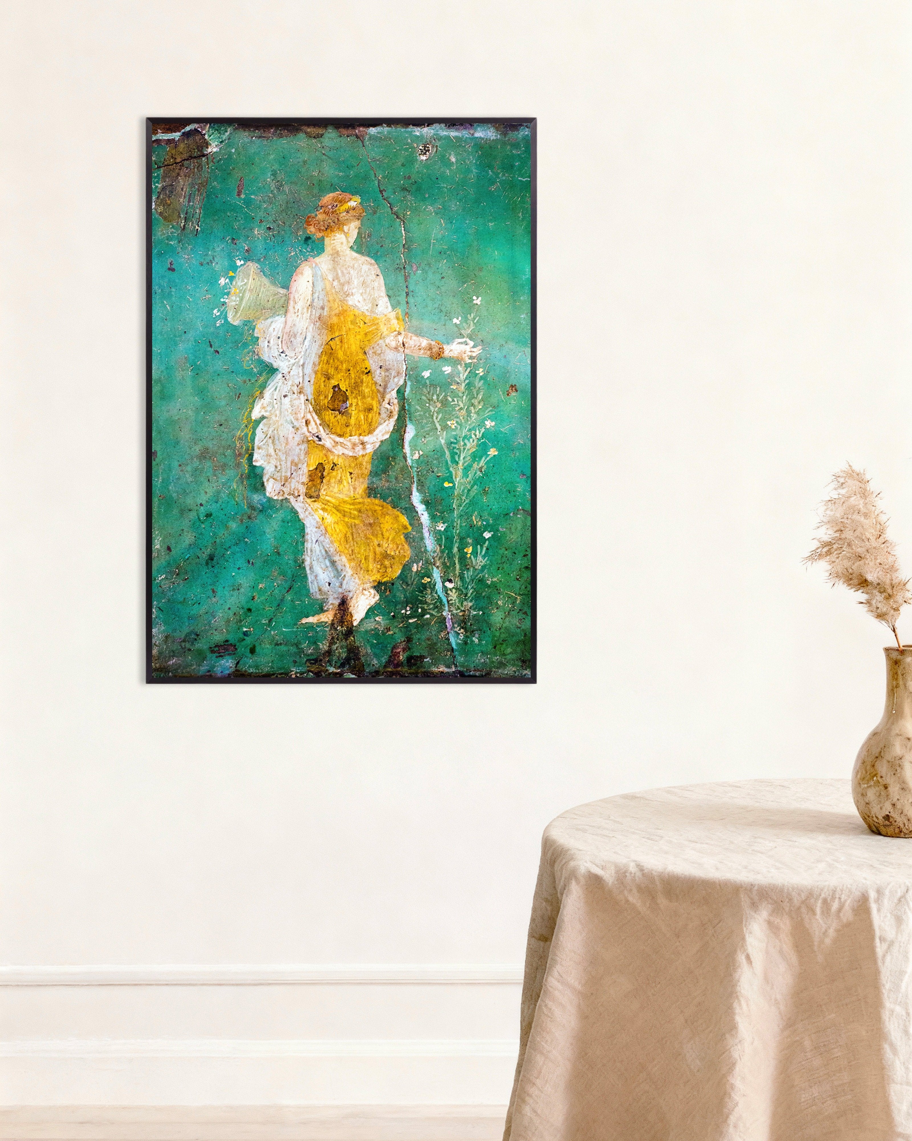 フローラの壁画フレスコ – スタビエ – 古代ローマの絵画ポスター