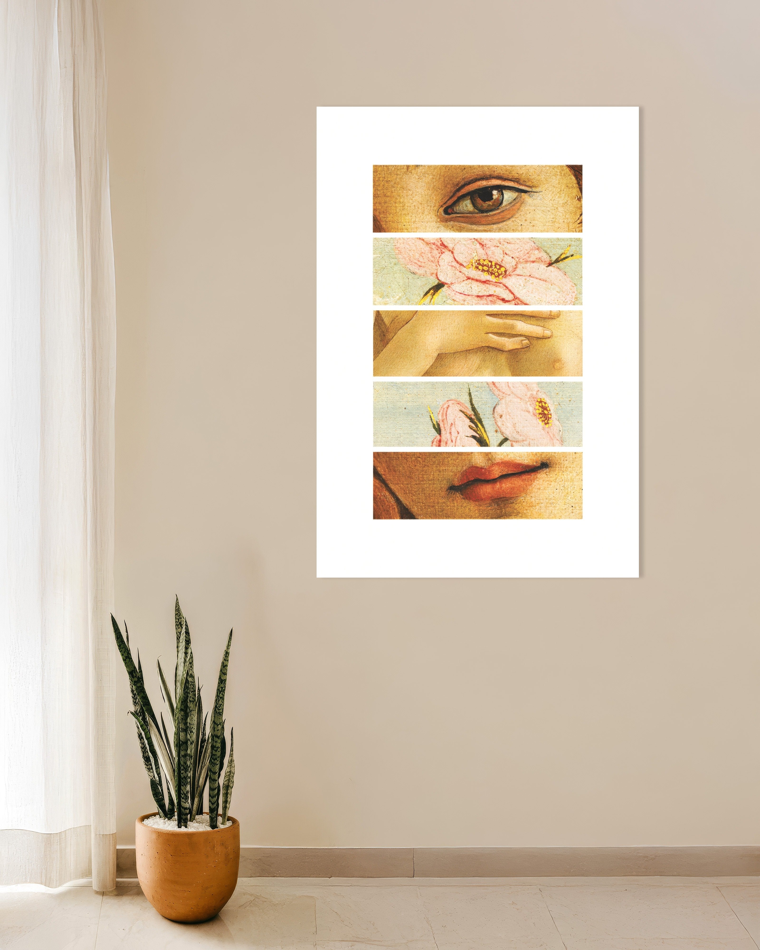 ボッティチェリのヴィーナスの断片 アートプリント | Posterscape.jp