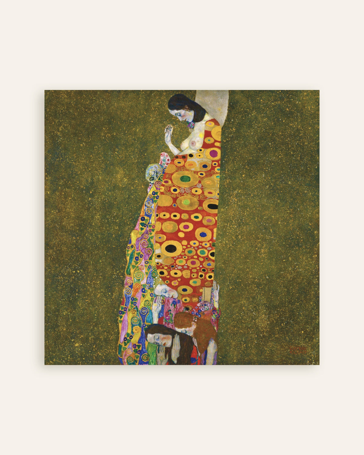 グスタフ・クリムト《希望II》（1907–1908年）のポスター、サムネイル