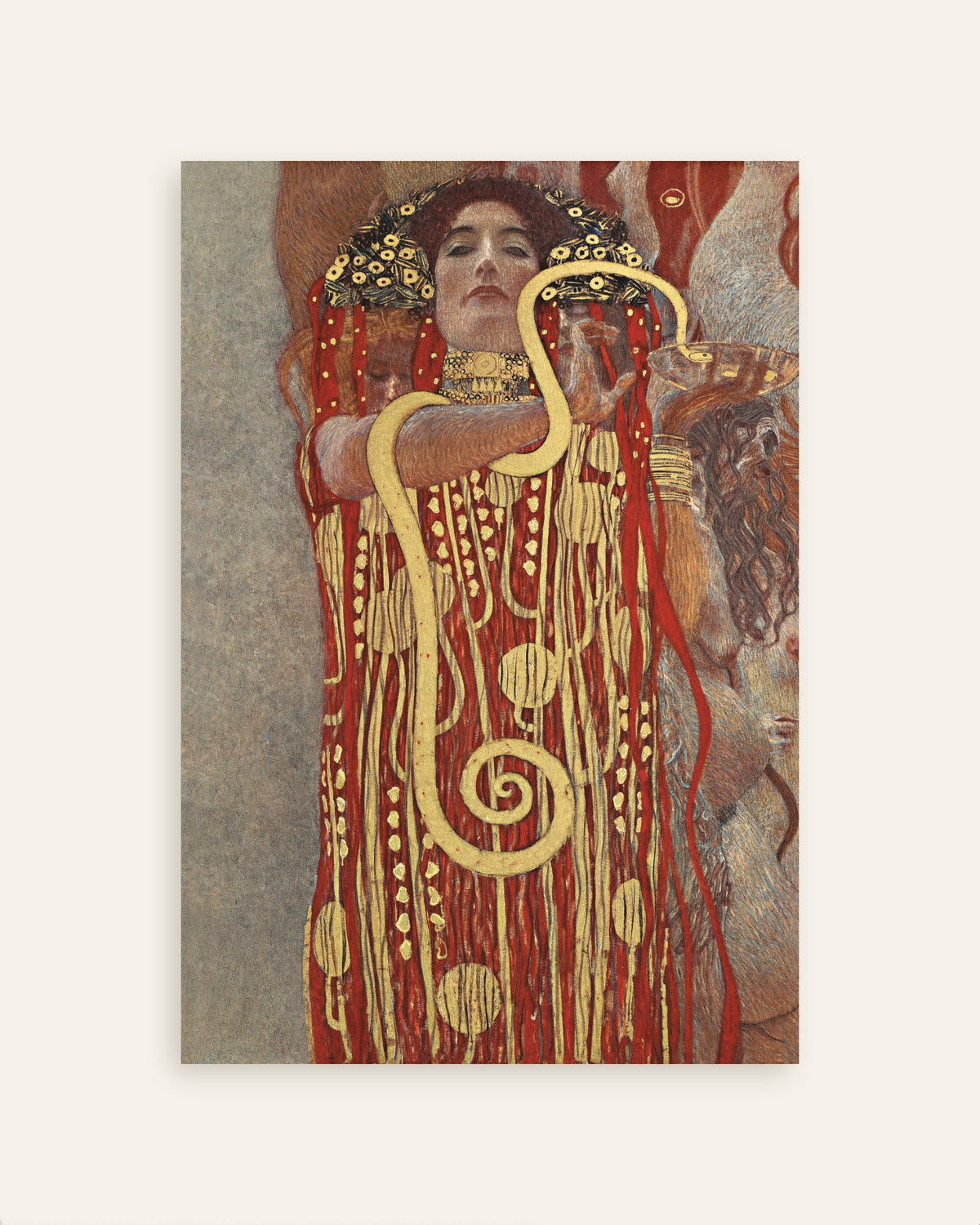 グスタフ・クリムト《「医学」よりヒュギエイア》（1907年）のポスター、サムネイル