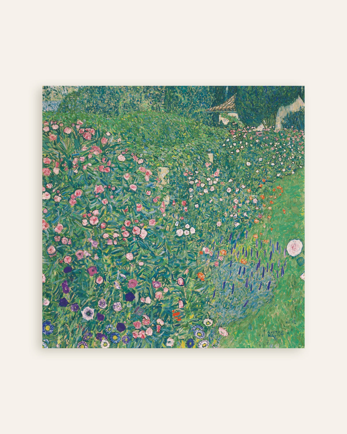 グスタフ・クリムト《イタリアの庭園風景》（1913年）のポスター、サムネイル